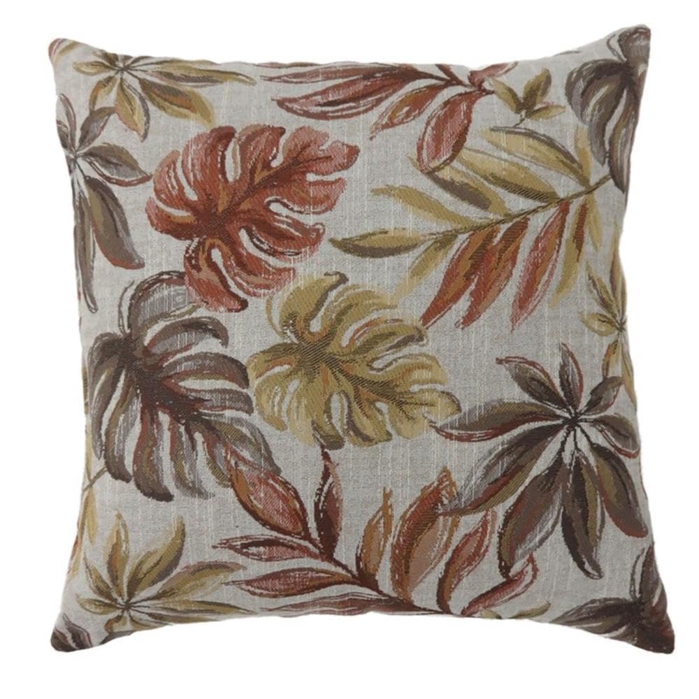 Furniture of America Corelle Fabric Large Red Throw Pillow Set of 2 - Perfect for Sofa, Bed & Home Decor