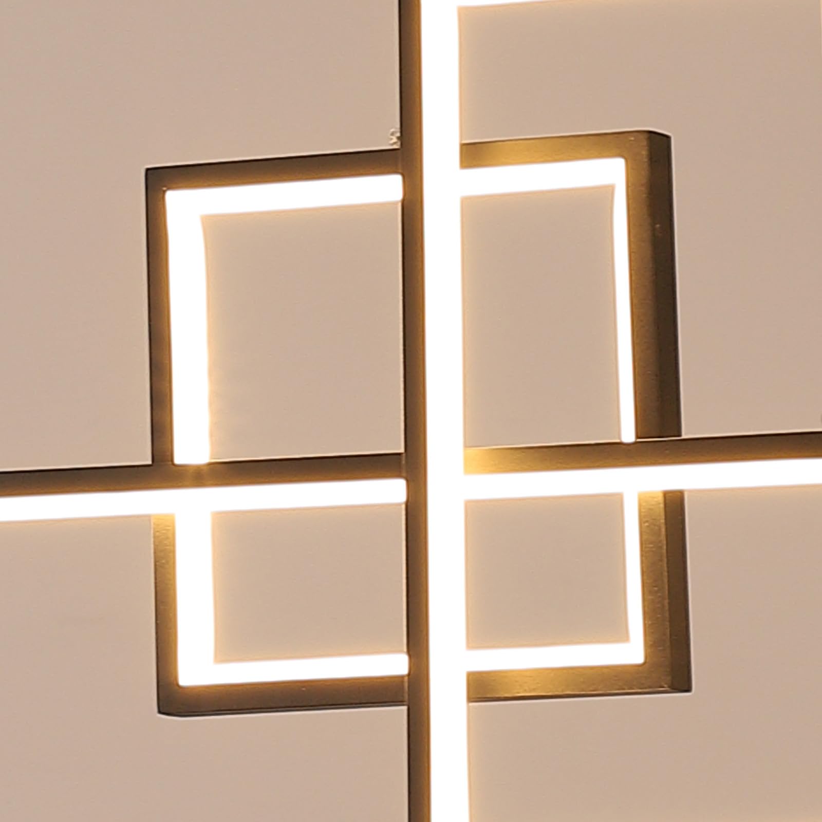 Modern LED Chandelier Lighting - Dimmable Linear Black Pendant Light with Square Design, 39 Inch Contemporary Hanging Fixture for Dining Room, Kitchen Island, Bar Table (3000lm/50W) - Perfect for Modern Home Decor, Restaurant Lighting, and Commercial Spaces
