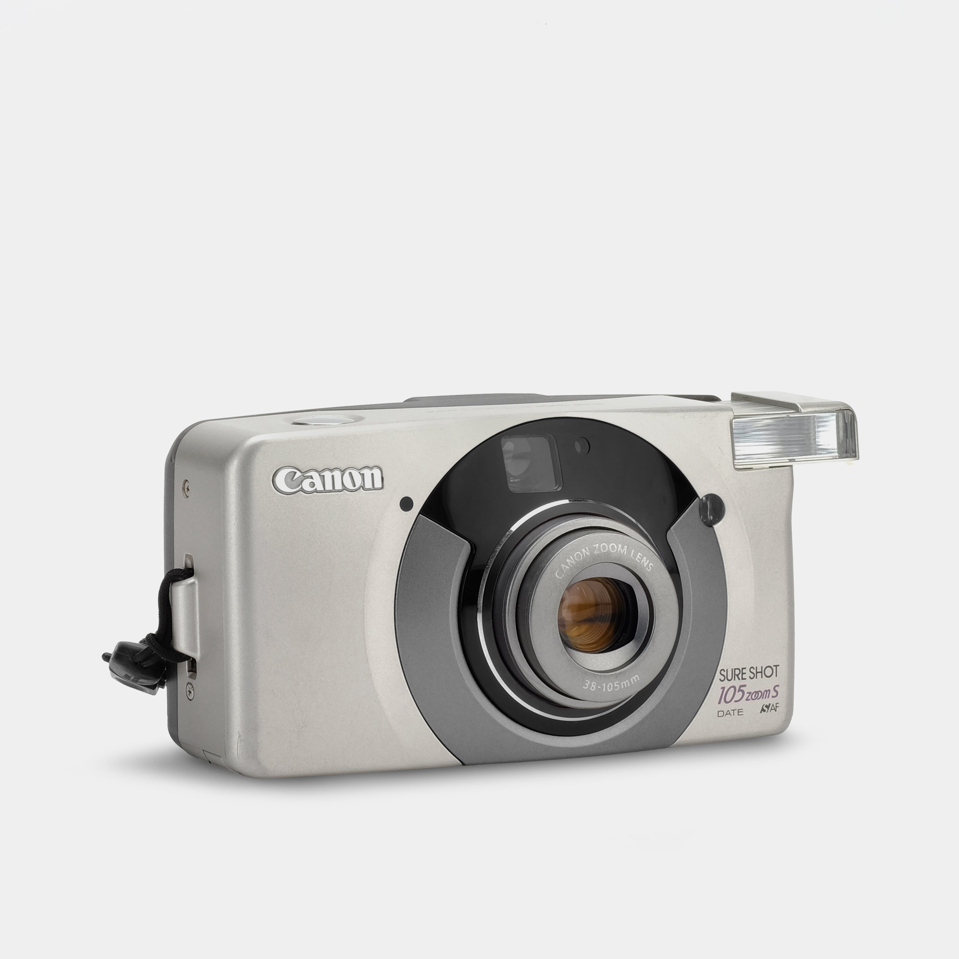 Canon Sure Shot 105 Zoom S 35mm Film Camera - Vintage Point & Shoot Camera with 38-105mm Zoom Lens for Travel, Street Photography & Everyday Use