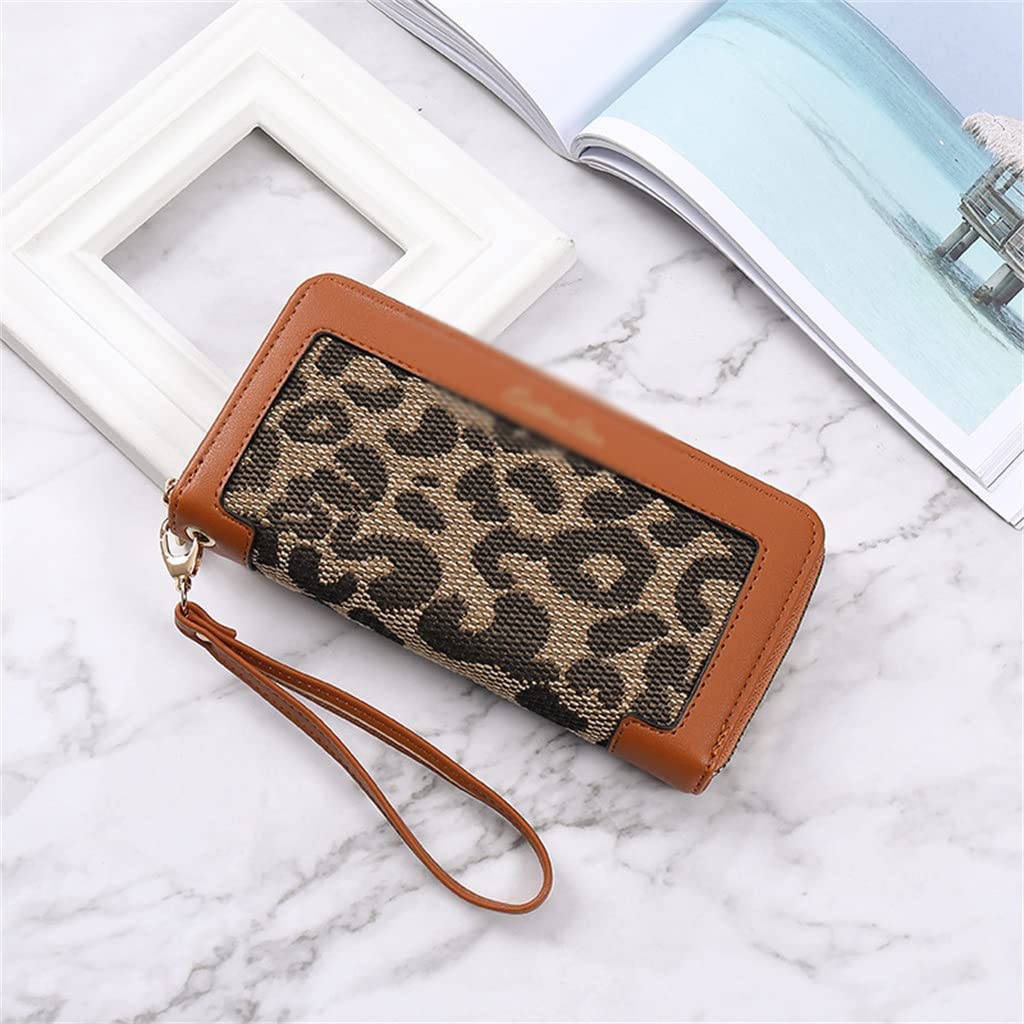 Stylish Leopard Print Women's Wallet - Large Capacity Clutch Bag with Phone Pocket - Fashionable Crossbody Purse for Daily Use, Travel & Shopping (Color: A, Size: 1pc)