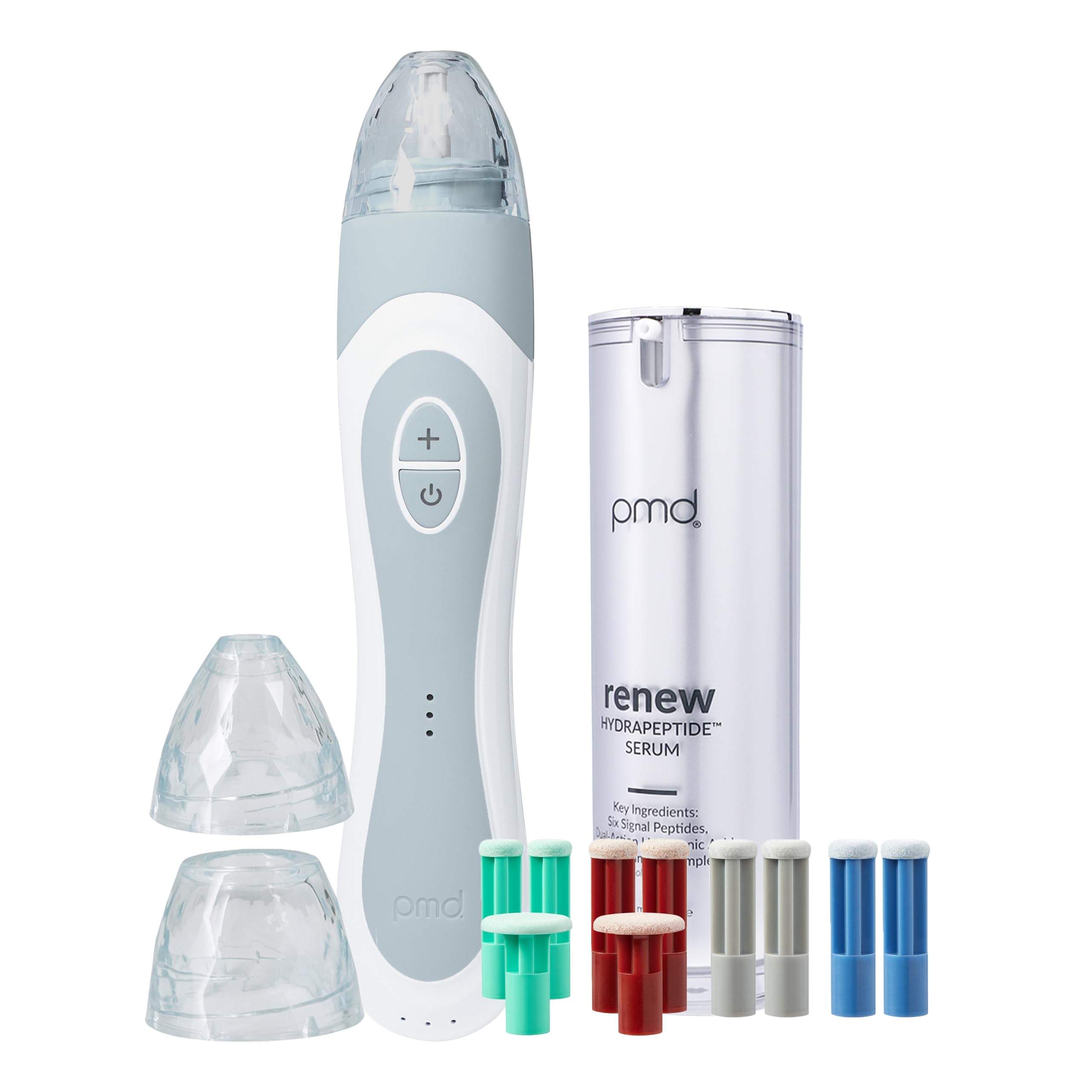 PMD Personal Microderm Elite Pro - At-Home Microdermabrasion Machine for Face & Body with Exfoliating Crystals & Vacuum Suction - 3 Speed Settings for Radiant Skin - Perfect for Anti-Aging, Acne Treatment & Skincare Routine