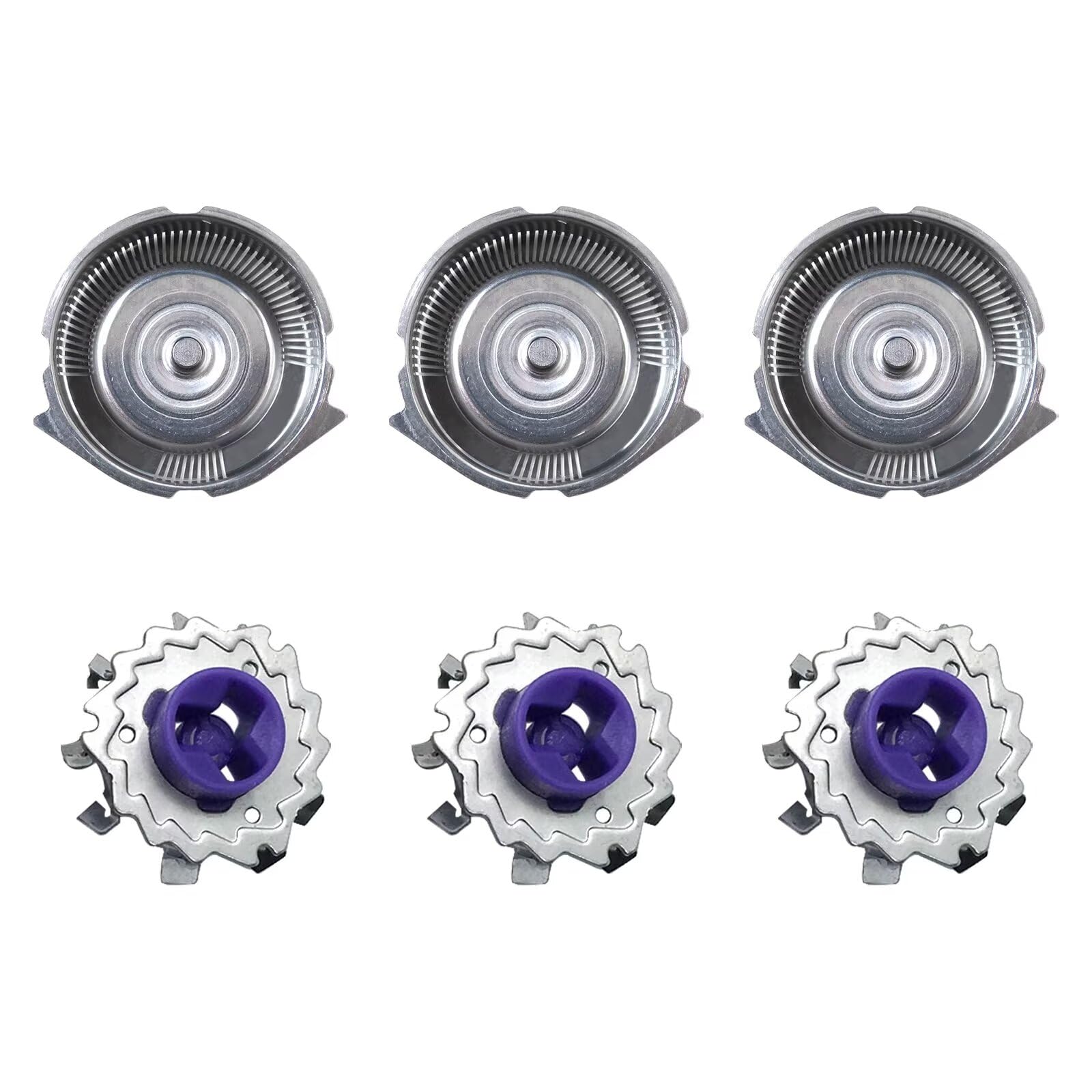 3X Replacement HQ8 Shaver Heads for Norelco AT811 AT814 AT815 AT830 AT875 AT880 - Compatible with Philips Norelco Electric Razors - Perfect for Travel, Home & Office Use