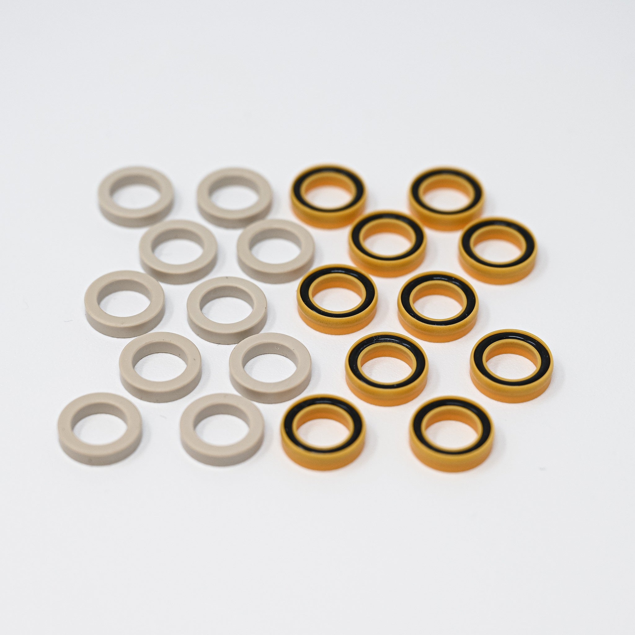 Flangeless Omniflex™ O Ring Seal (3/8 Inch) - 10 Pack - High-Temperature Resistant, Durable Rubber Gasket for Plumbing, Hydraulic Systems & Automotive Applications