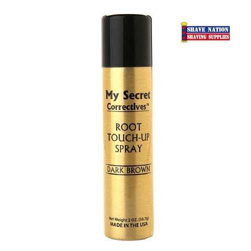 My Secret Touch Up Spray Dark Brown - Root Concealer for Thinning Hair & Gray Coverage - Perfect for Daily Use & Special Occasions