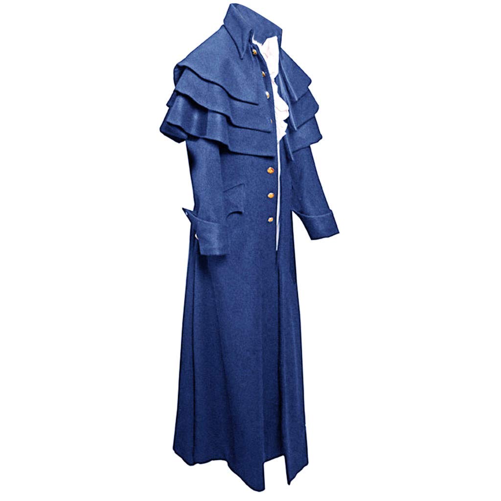 Steampunk Vintage Tailcoat Jacket for Men - Gothic Fashion Uniform Coat with Decorative Buttons | Perfect for Cosplay, Halloween, and Themed Parties