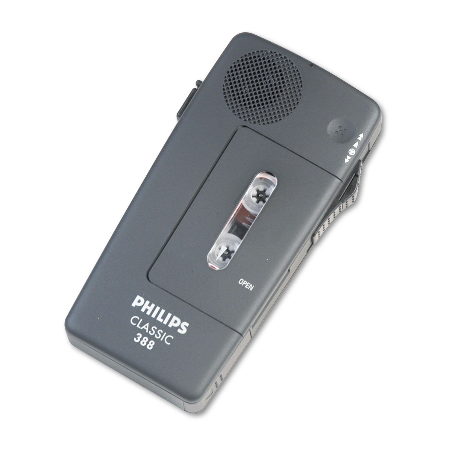 PSPLFH038800B - Mini Cassette Dictation Recorder with Slide Switch | Portable Pocket Memo 388 | Ideal for Meetings, Lectures & Voice Notes | Compact Audio Recording Device