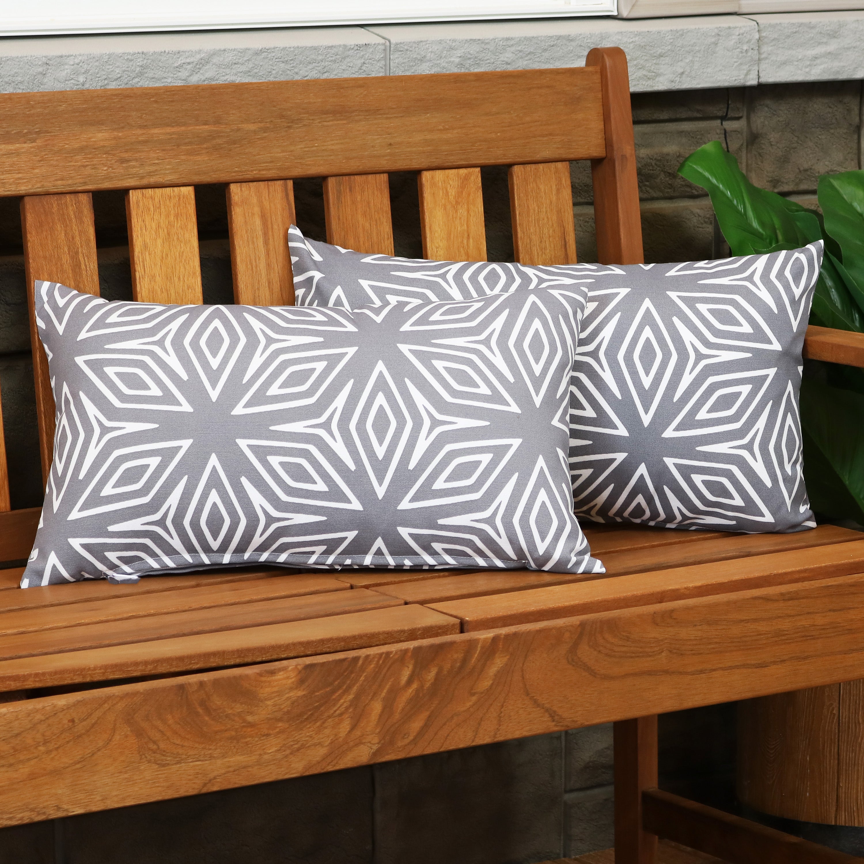 Stylish Sunnydaze Indoor & Outdoor Decorative Throw Pillow Covers - Perfect for Patio, Living Room & Bedroom Decor