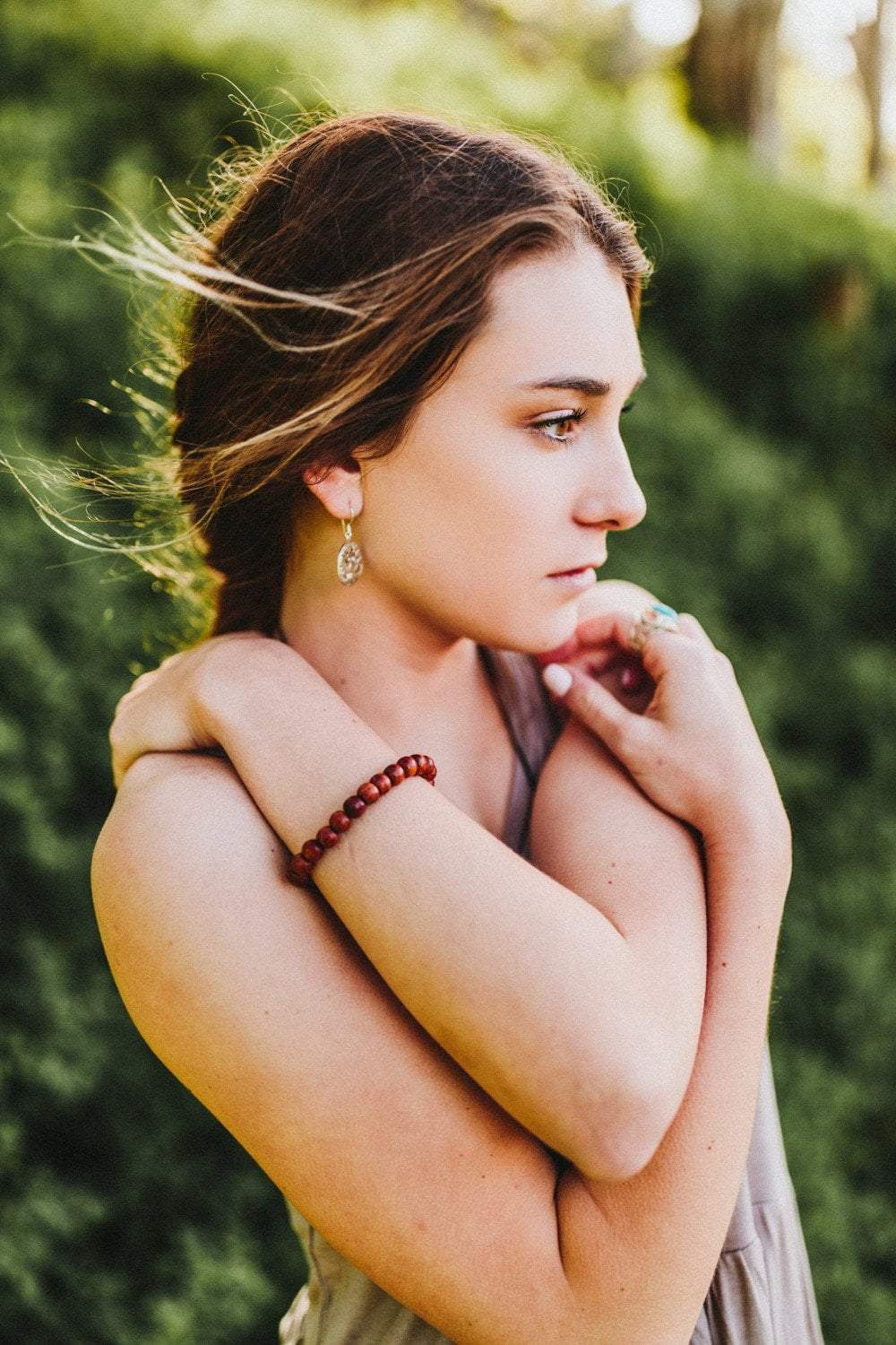 Calming Thai Rosewood Wrist Mala - Buddhist Prayer Beads for Meditation, Stress Relief & Mindfulness Practice - Perfect for Yoga, Spiritual Healing & Daily Wear Jewelry