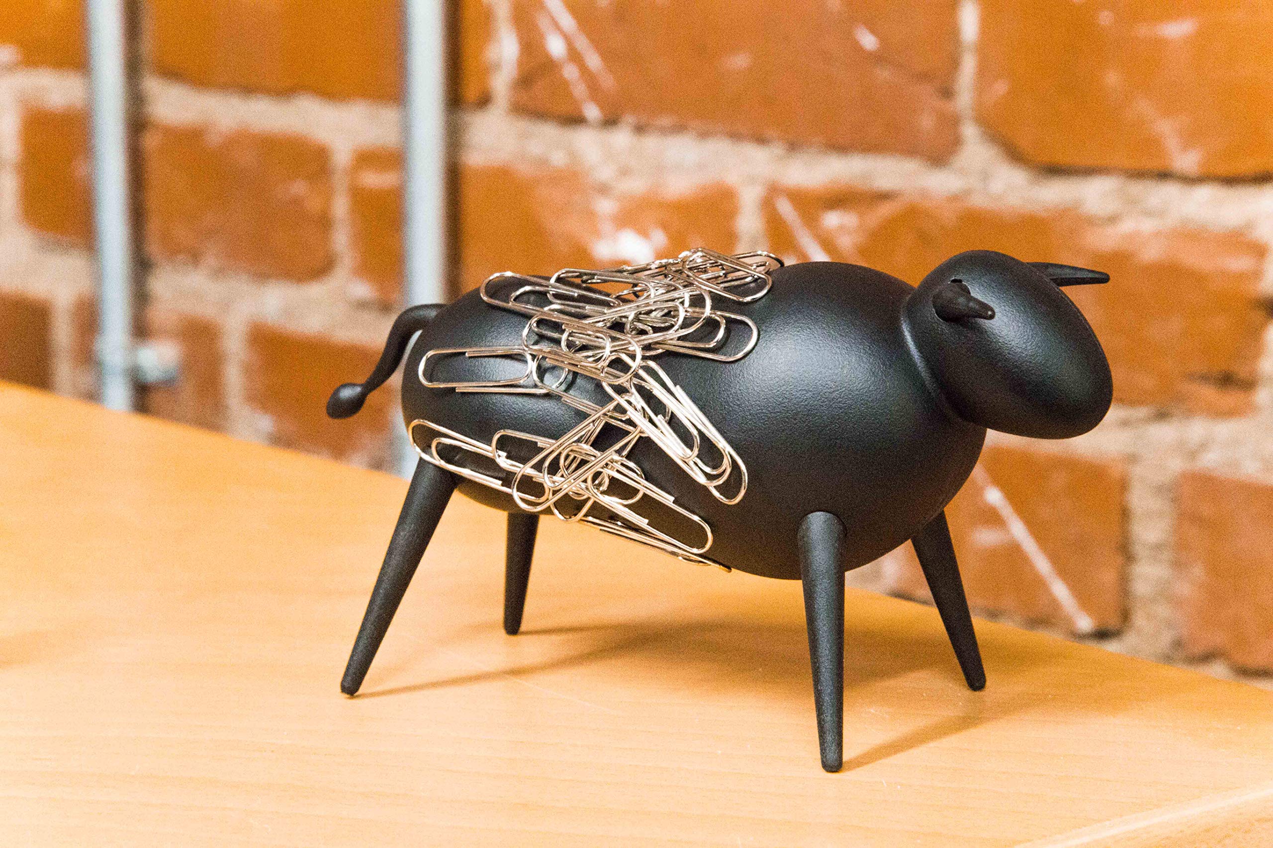 Magnetic Bull Paper Clip Holder - Fun & Secure Office Desk Organizer for Staples, Paper Clips, Bobby Pins | Durable Magnetic Office Accessories | Perfect for Home Office, School Desk & Workspace Organization
