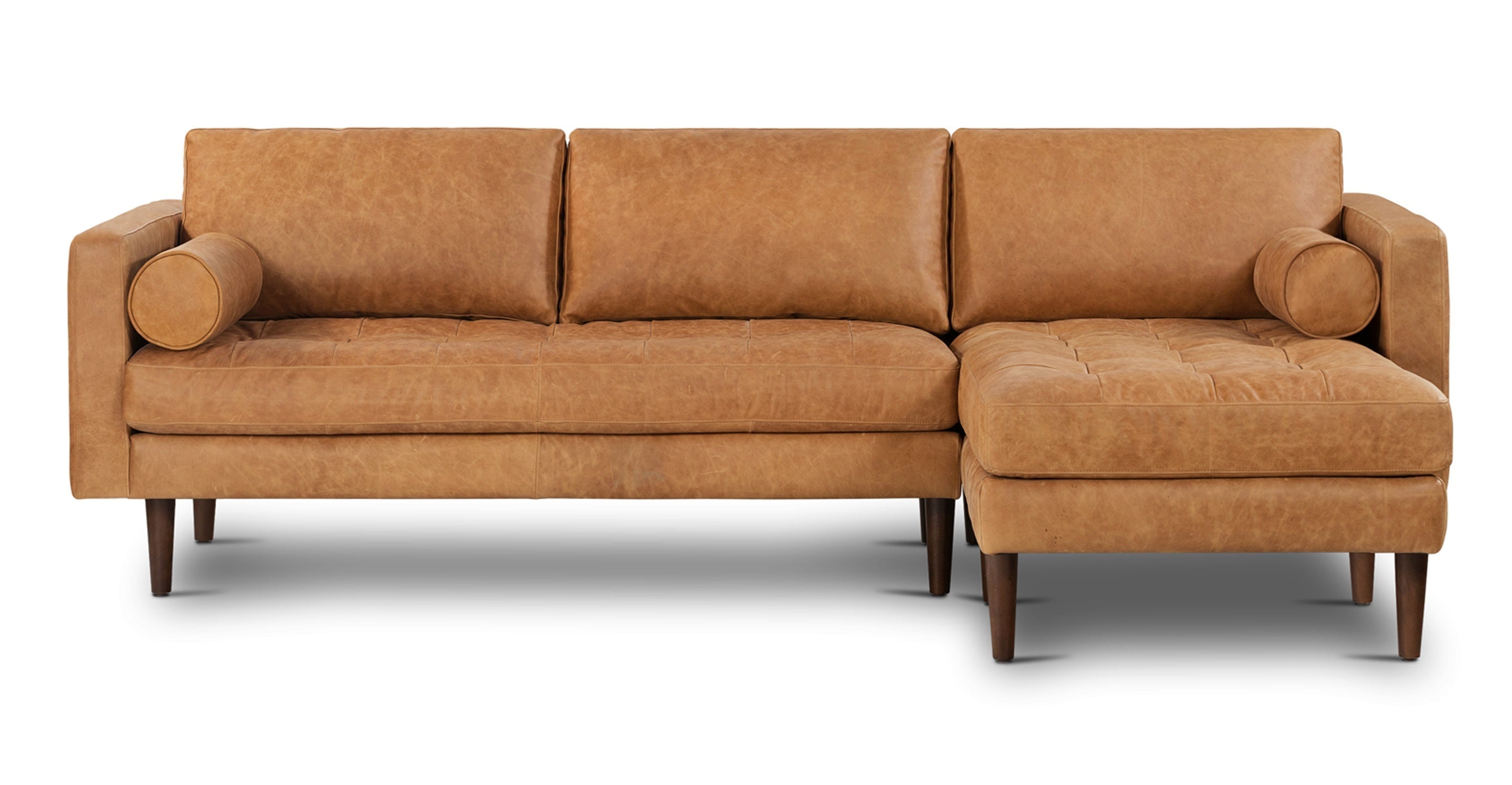 Napa Right Facing Sectional Sofa - Modern L-Shaped Couch for Living Room, Family Room & Home Theater | Comfortable Upholstered Furniture with Premium Fabric