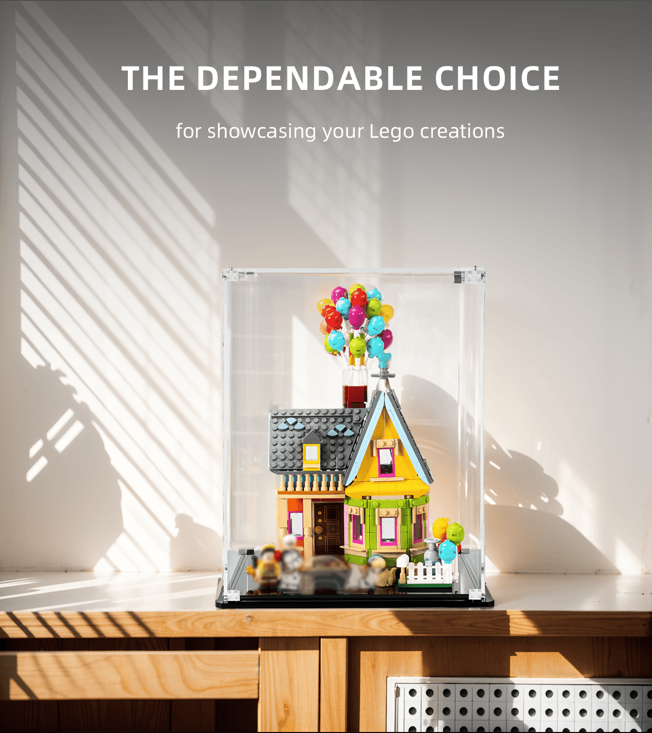 LEGO Disney 'Up' House 43217 Display Case - Clear Acrylic Protection for Collectible Building Set - Perfect for Showcase, Dust Protection & Home Decoration