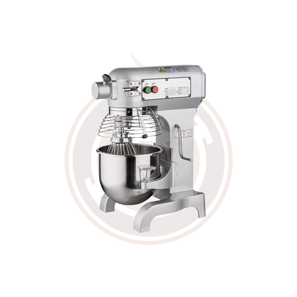 Omcan 10QT Commercial Planetary Mixer - 500W Heavy Duty Stand Mixer with Safety Guard, 110V for Baking, Dough Kneading & Food Prep - Perfect for Bakeries, Restaurants & Home Kitchens