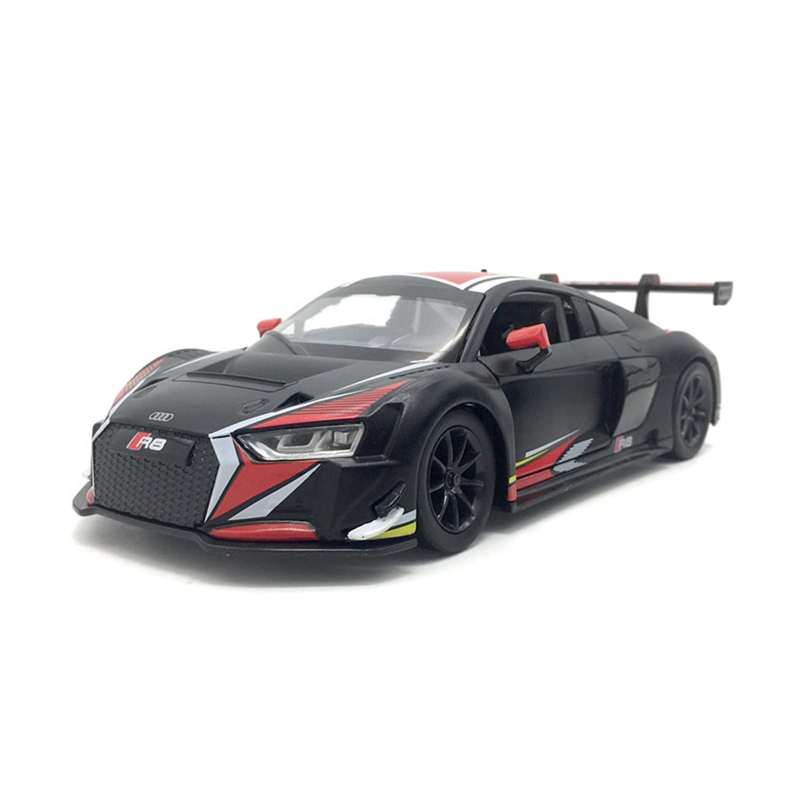 1/24 Scale Audi R8 LMS Alloy Die Cast Model Car - Black Collectible Toy for Adults, Perfect Gift for Car Enthusiasts & Display in Home/Office Decor