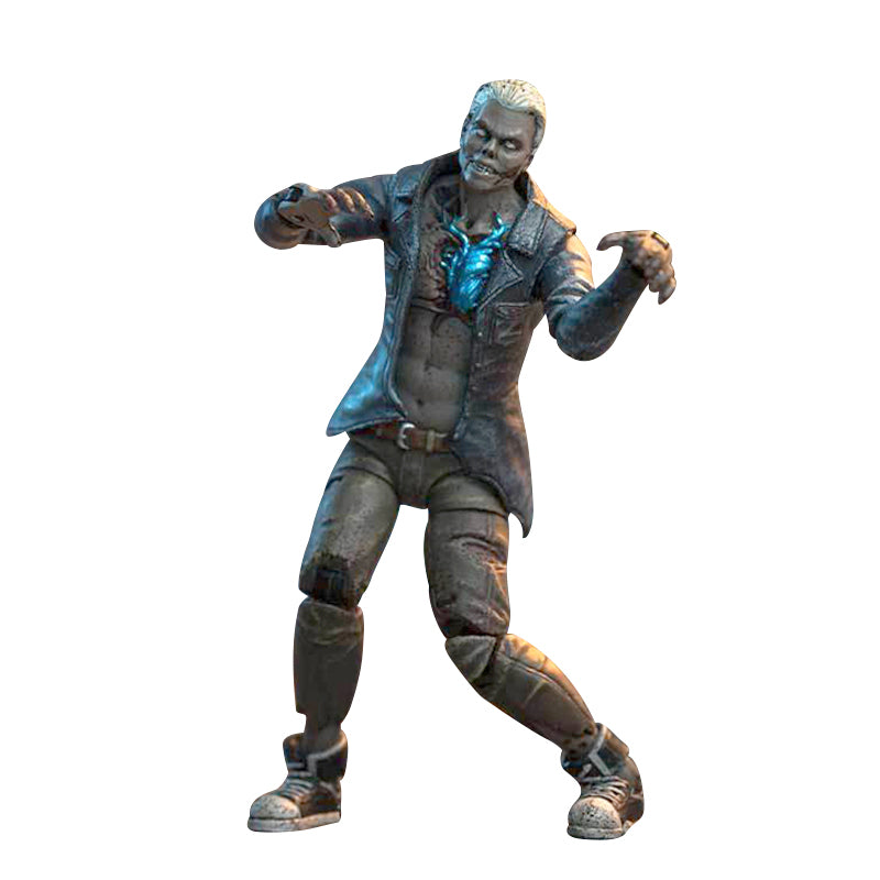 JOYTOY 3.75 Inch Zombie Action Figure - Life After Infected Person Series - Collectible Post-Apocalyptic Toy for Horror Displays & Diorama Scenes