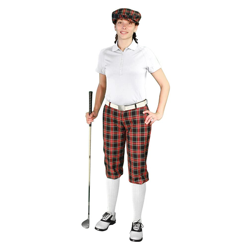 Stewart Collection Ladies 'Par 5' Matching Golf Cap & Over-The-Calf Socks - Navy - Perfect for Golf Outfits & Country Club Style