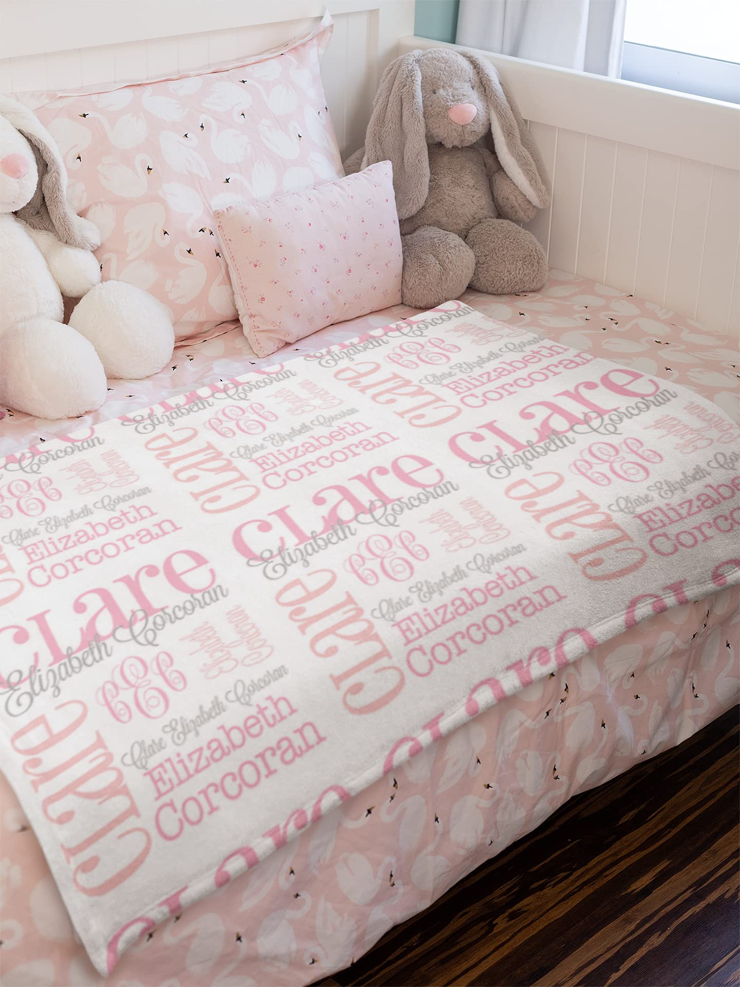 Personalized Baby Blankets with Name - Custom Newborn Gift for Boys & Girls | Baby Shower, Birthday & Christmas