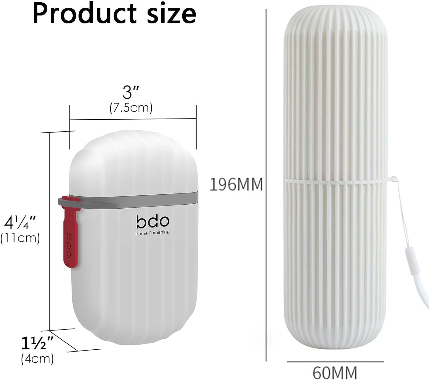 Waterproof Travel Soap Case & Toothbrush Holder Set - Compact Plastic Soap Dish with Handle for Shower, Camping & Gym - Multicolor Travel Accessories for Toiletries Organization