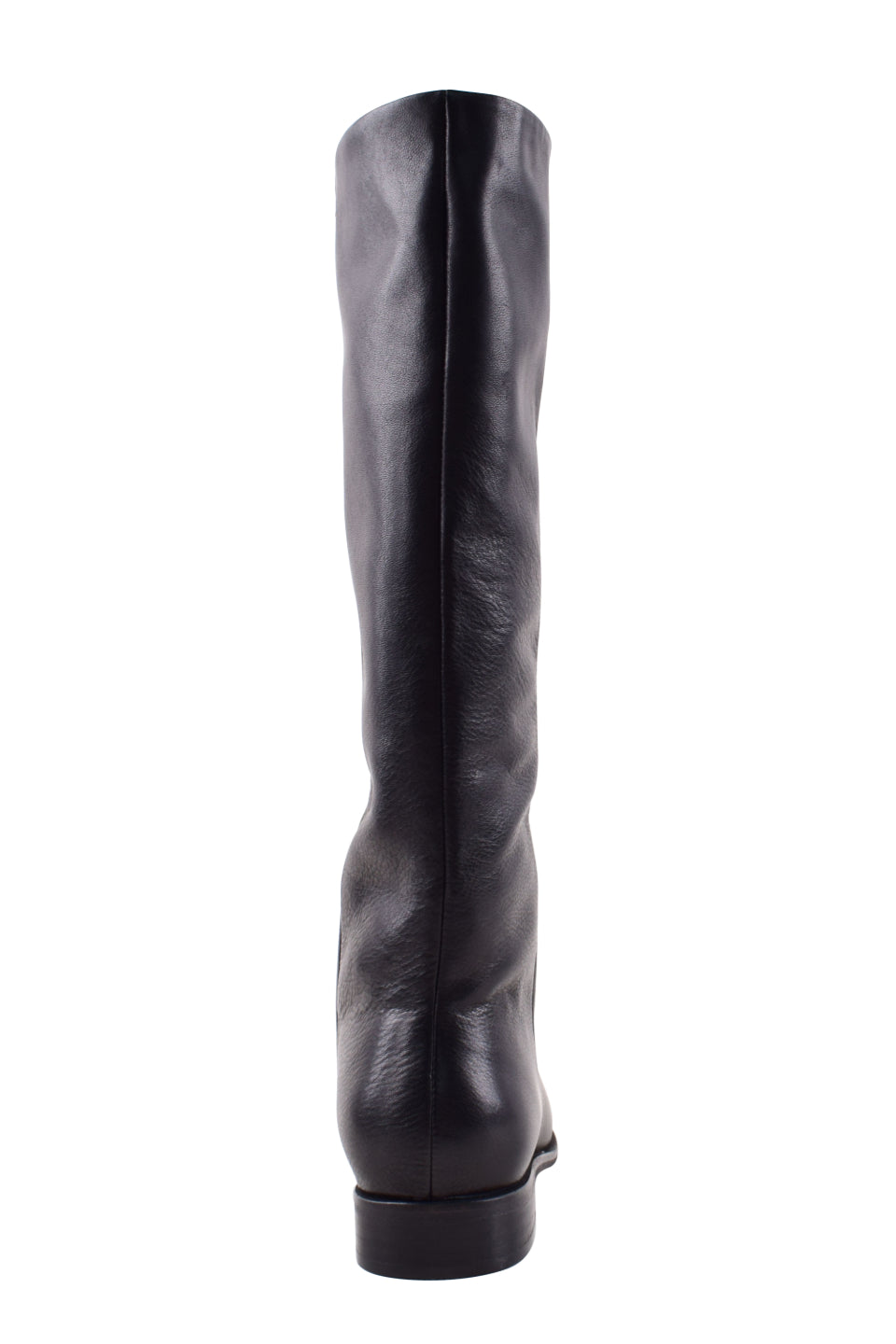 Dolton Women's Black Leather High Knee Boots - Stylish & Comfortable for Fall, Winter, and Party Wear