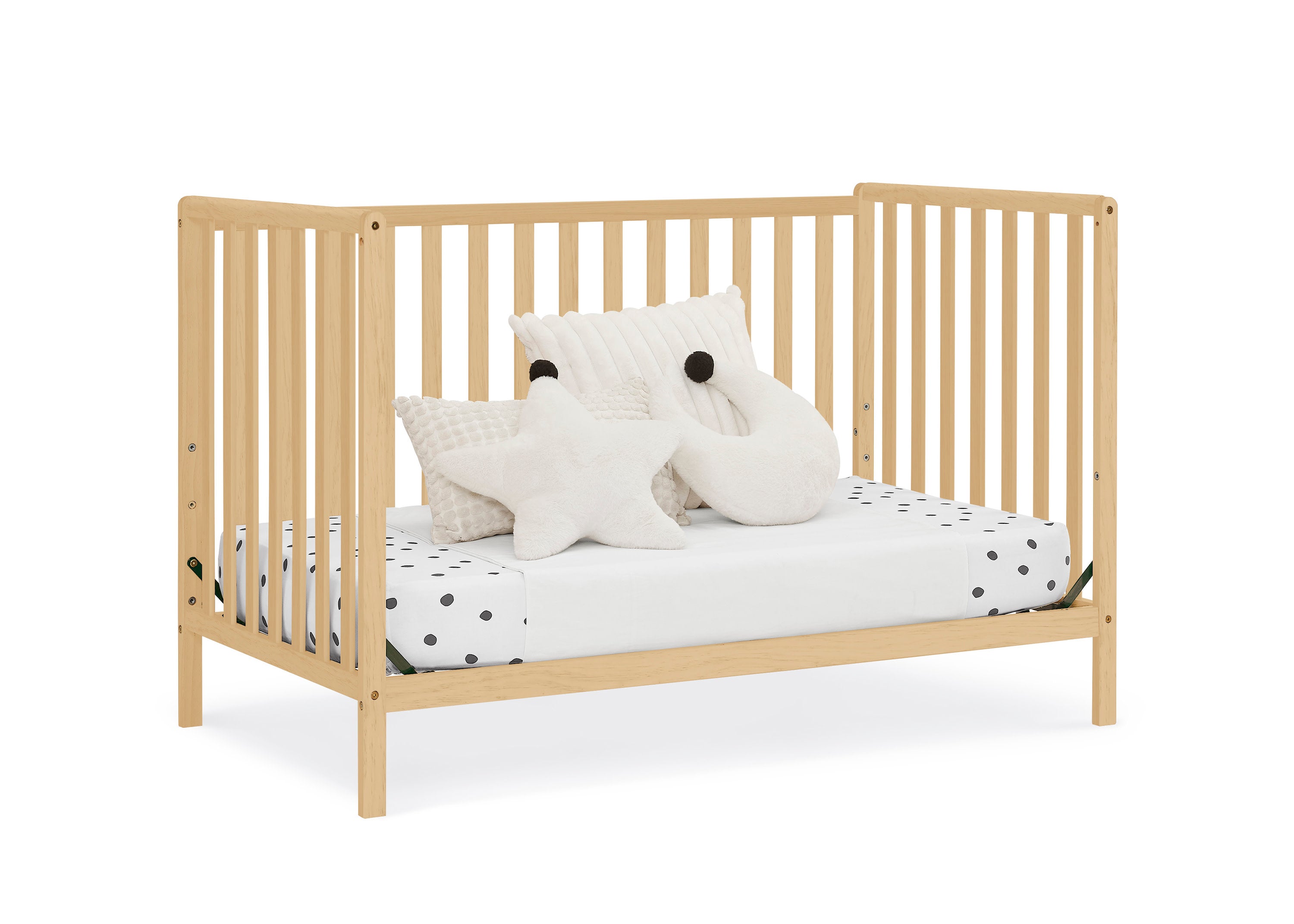 Heartland 4-in-1 Convertible Baby Crib - Toddler Bed, Daybed & Full-Size Bed - Safe Nursery Furniture for Newborn to Adult - Perfect for Baby Rooms, Daycare Centers & Guest Bedrooms