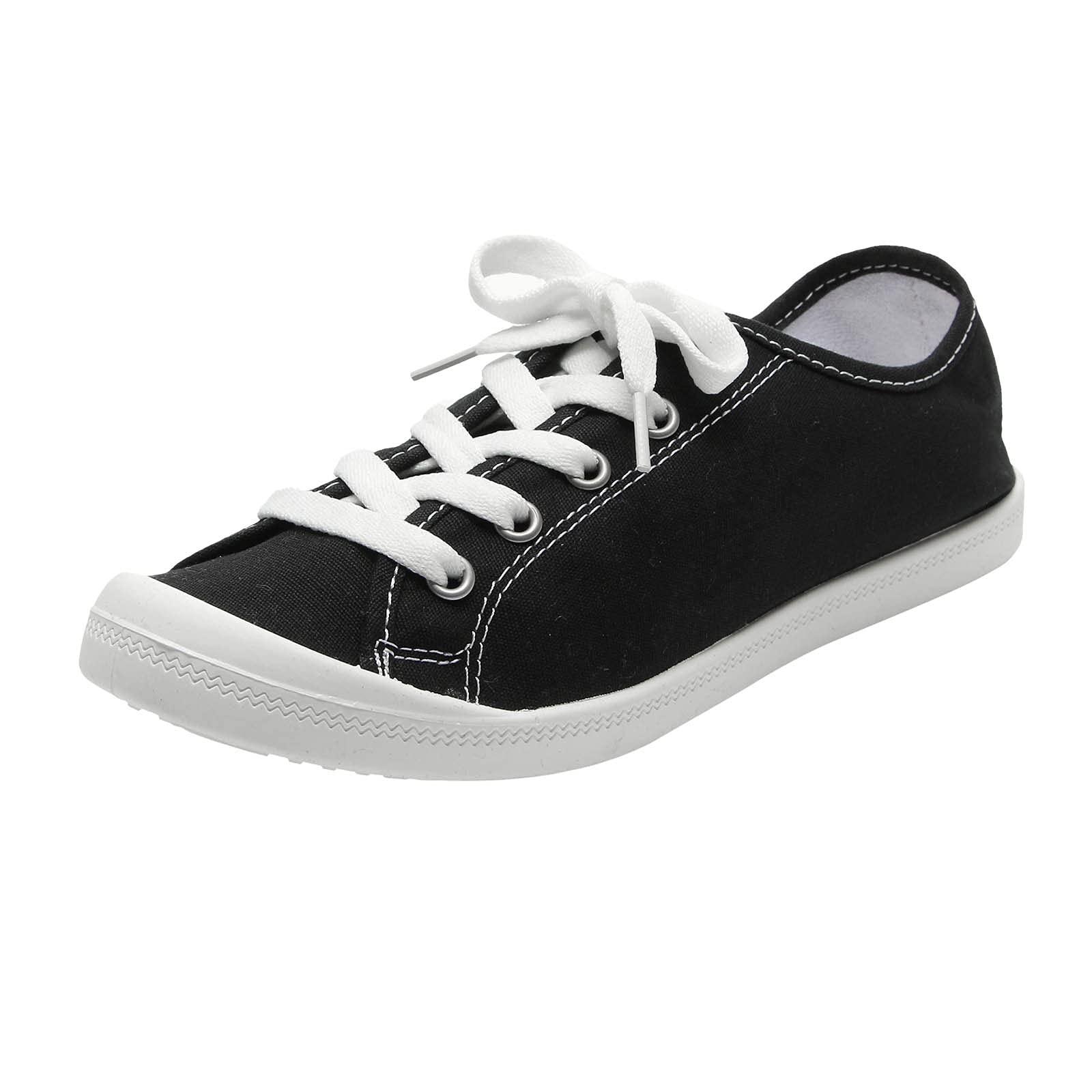Skechers Women's Slip-On Memory Foam Work Shoes - Lightweight Cross Training Sneakers for Women, Slip Resistant & Comfortable Road Running Shoes (Black, Size 8) - Perfect for Nurses, Waitresses & All-Day Wear