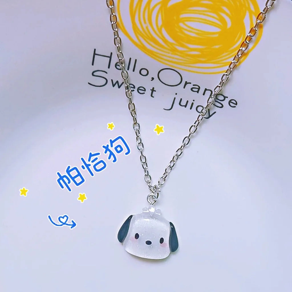 Halloween Orange Sweet Juicy Necklace - Fun & Playful Fruit Jewelry for Costume Parties, Cosplay, and Festive Accessories