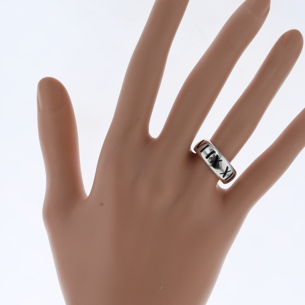 2003 Atlas Band Ring - Vintage Inspired Silver Ring for Men & Women - Perfect for Weddings, Anniversaries & Everyday Wear