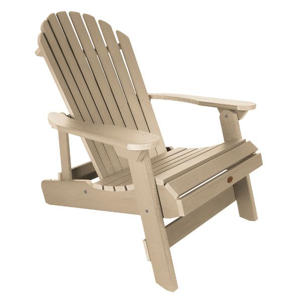 King Hamilton Folding & Reclining Adirondack Outdoor Chair - Patio, Lawn, Garden & Poolside Relaxation - Weather-Resistant Comfort for Backyard, Deck & Camping