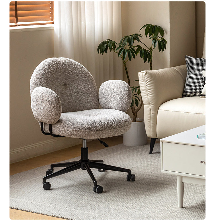 Ergonomic Office Chair with Adjustable Height - Comfortable Computer Desk Chair for Home & Work - Perfect for Long Hours Sitting, Gaming, and Remote Work