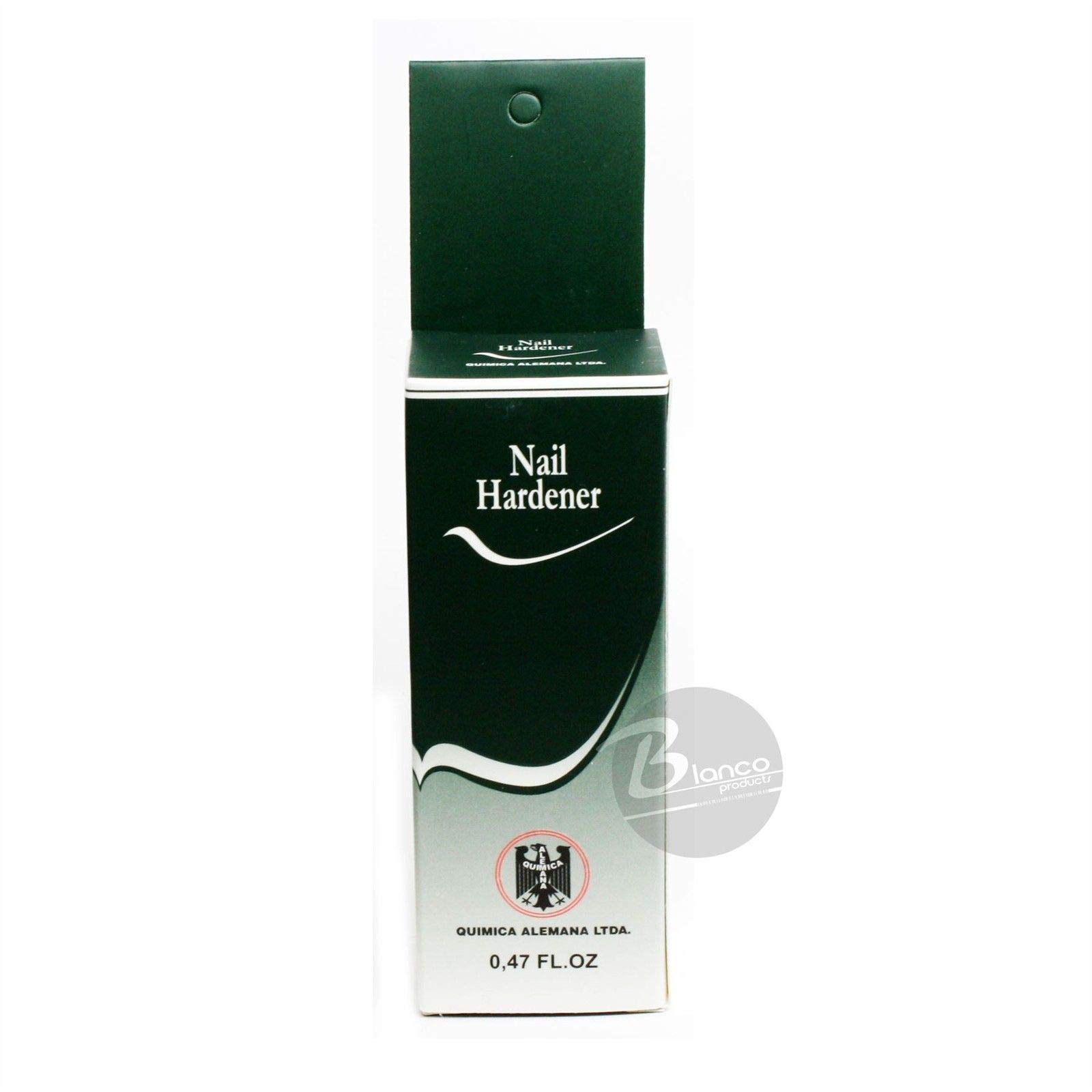 Quimica Alemana Nail Hardener & Strengthener - Professional Nail Polish Treatment for Stronger Nails (0.47 oz) - Perfect for Brittle Nails & Nail Care Routine