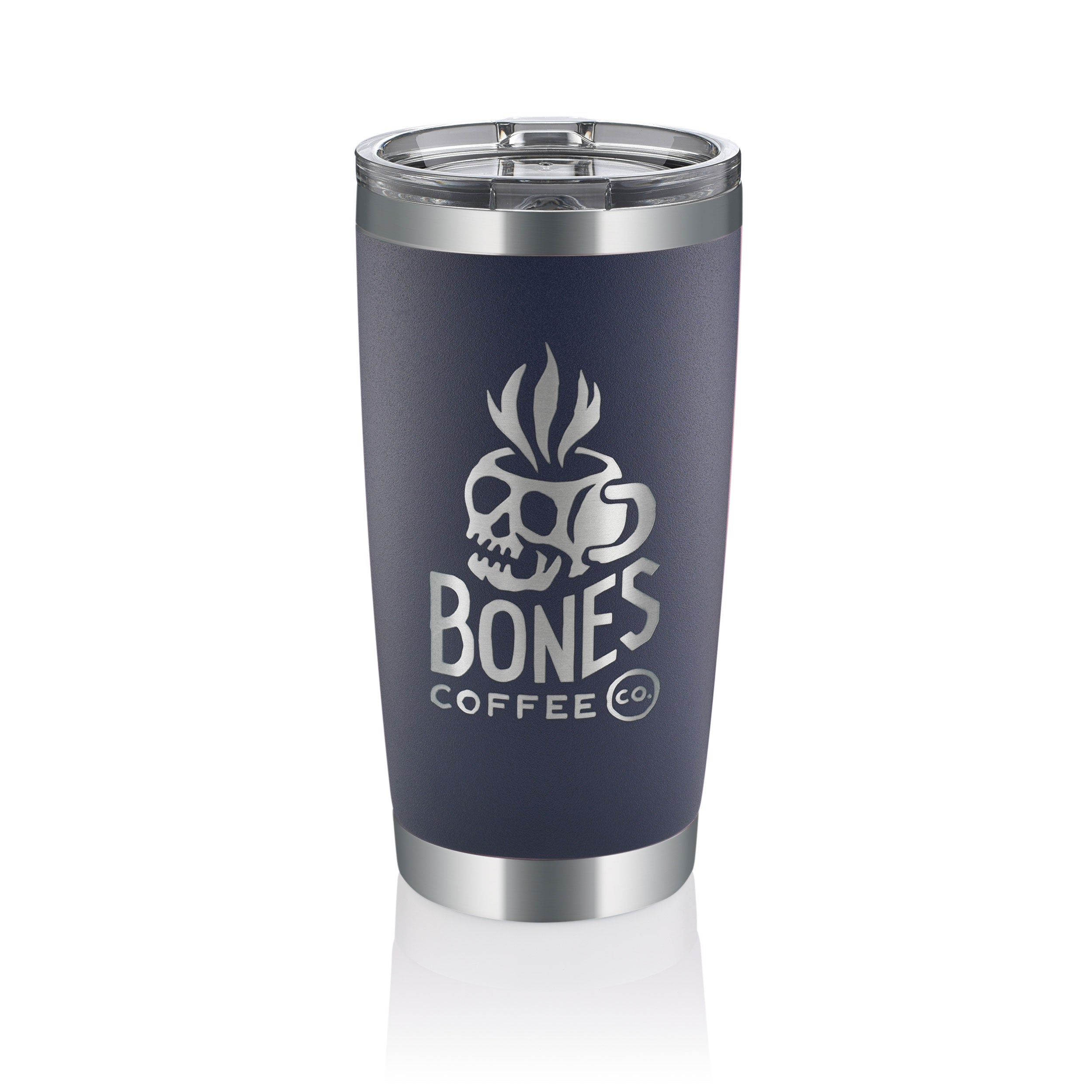 20 oz. Stainless Steel Vacuum Insulated Tumbler for Hot & Cold Drinks - Navy Blue - Keeps Beverages Hot for 12 Hours & Cold for 24 Hours - Perfect for Office, Gym, Travel & Outdoor Activities