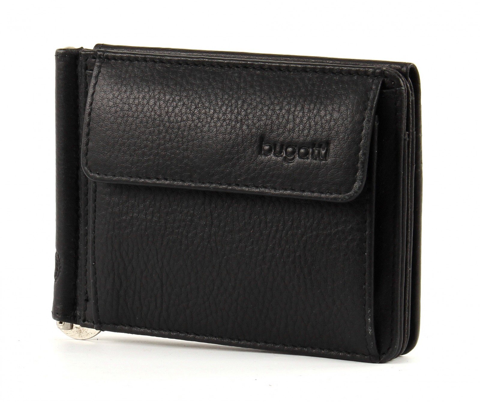 Bugatti City Line Clip Purse - Modern Slim Wallet for Women & Men - RFID Blocking Credit Card Holder - Perfect for Travel, Work & Everyday Use