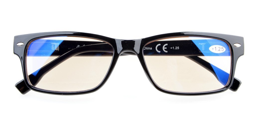 CessBlu Blue Light Blocking Glasses for Computer & Reading - Anti UV, Reduce Eye Strain & Improve Sleep - Unisex Blue Light Filter Glasses for Men & Women - Perfect for Office Work, Gaming & Nighttime Screen Use