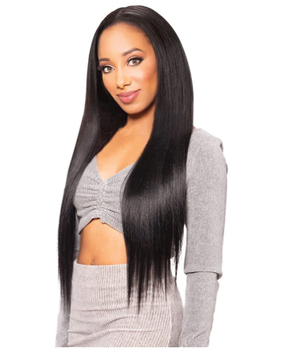 ZURY Natural Dream Silk Press Clip On 30 Inch Hair Extensions - Perfect for Parties, Weddings & Everyday Styling