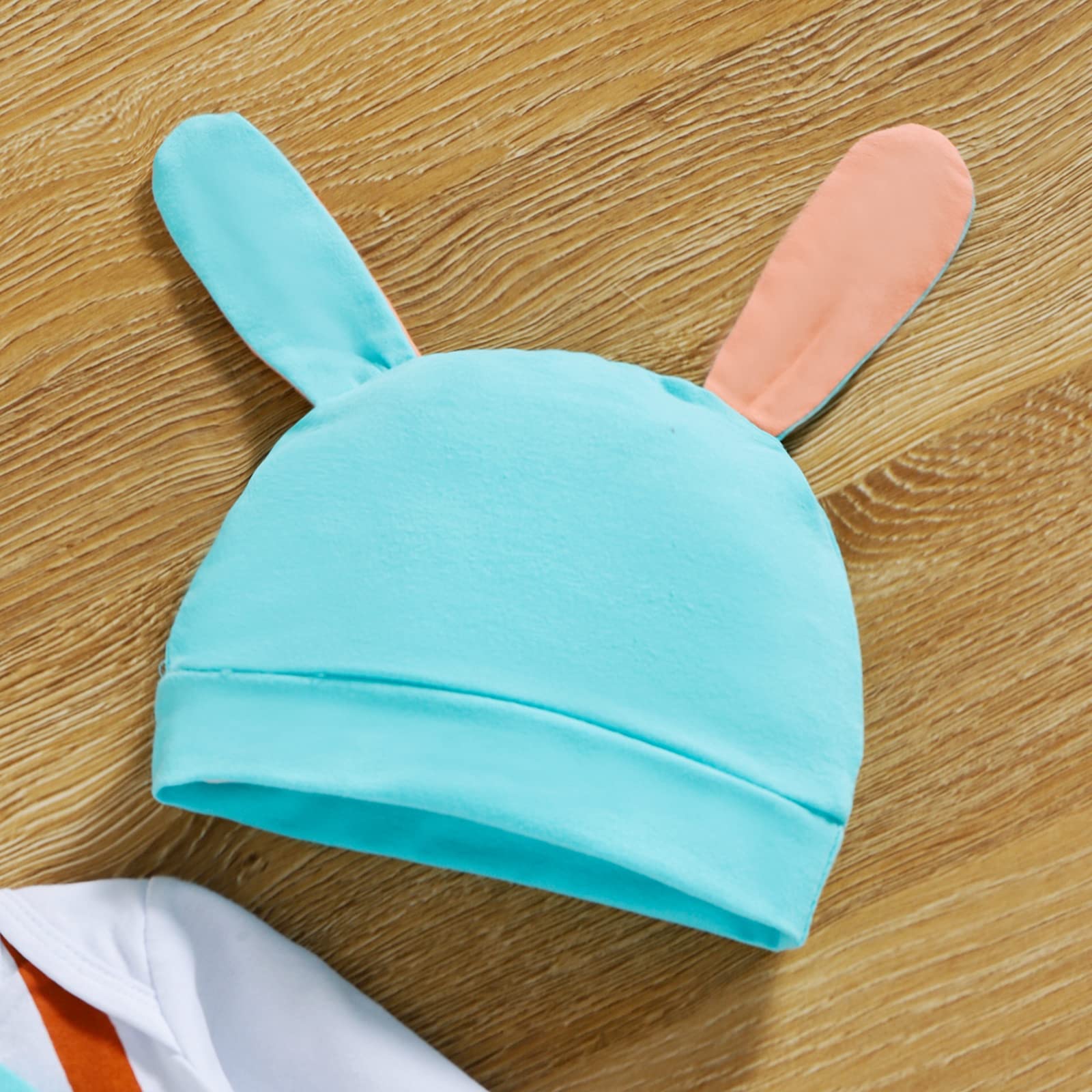 Baby Boys Easter Outfit - Adorable Blue Bunny Romper for Easter Photos & Spring Celebrations