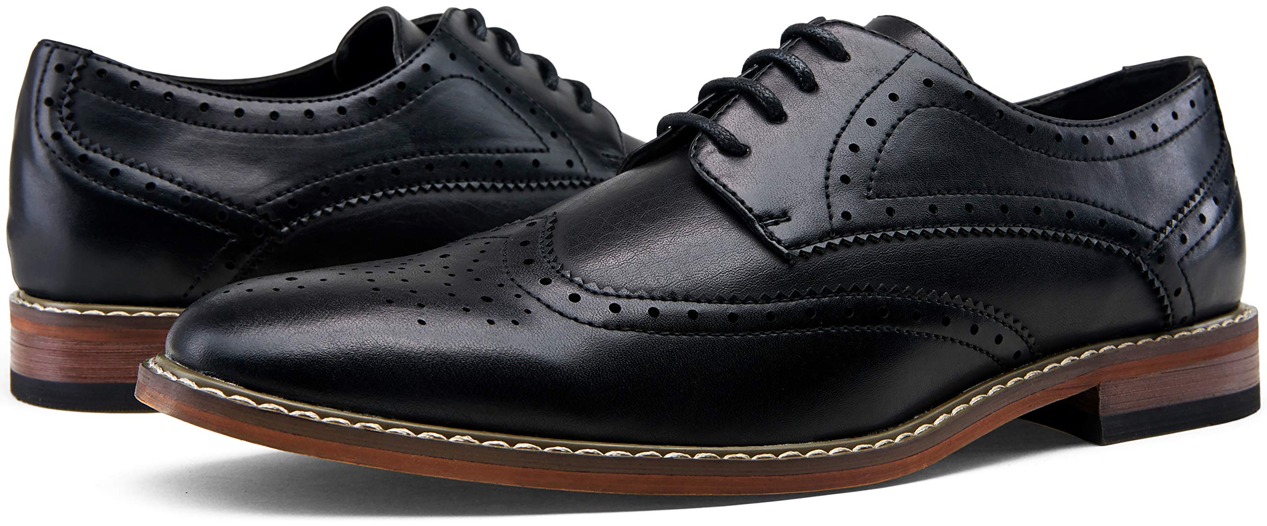 Vostey Men's Oxford Dress Shoes - Classic Business Formal Derby Shoes for Men | Perfect for Office, Weddings & Special Occasions
