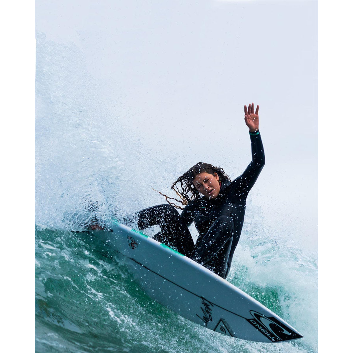 O'Neill HYPERFREAK 5.5/4mm Women's Chest Zip Wetsuit with Hood - Perfect for Surfing, Diving & Water Sports