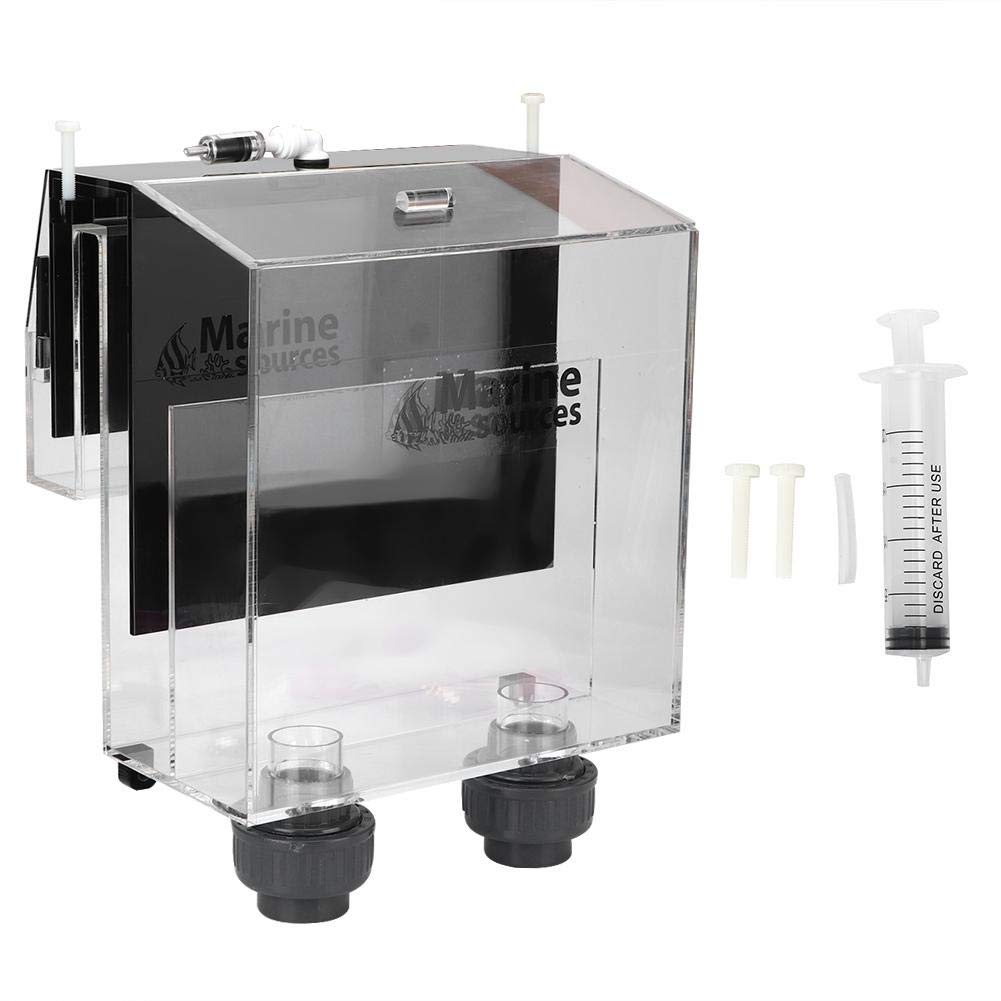 **Acrylic Self-Start Siphon Hang-On Overflow Box for Aquariums – Efficient Water Filtration for Saltwater & Freshwater Fish Tanks – Perfect for Reef Tanks, Sump Systems, and Sump Setups**