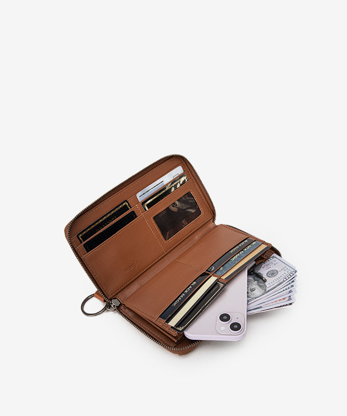 Wrangler All Over Aztec Print Wristlet - Stylish Crossbody Wallet for Women | Perfect for Travel, Shopping & Everyday Use
