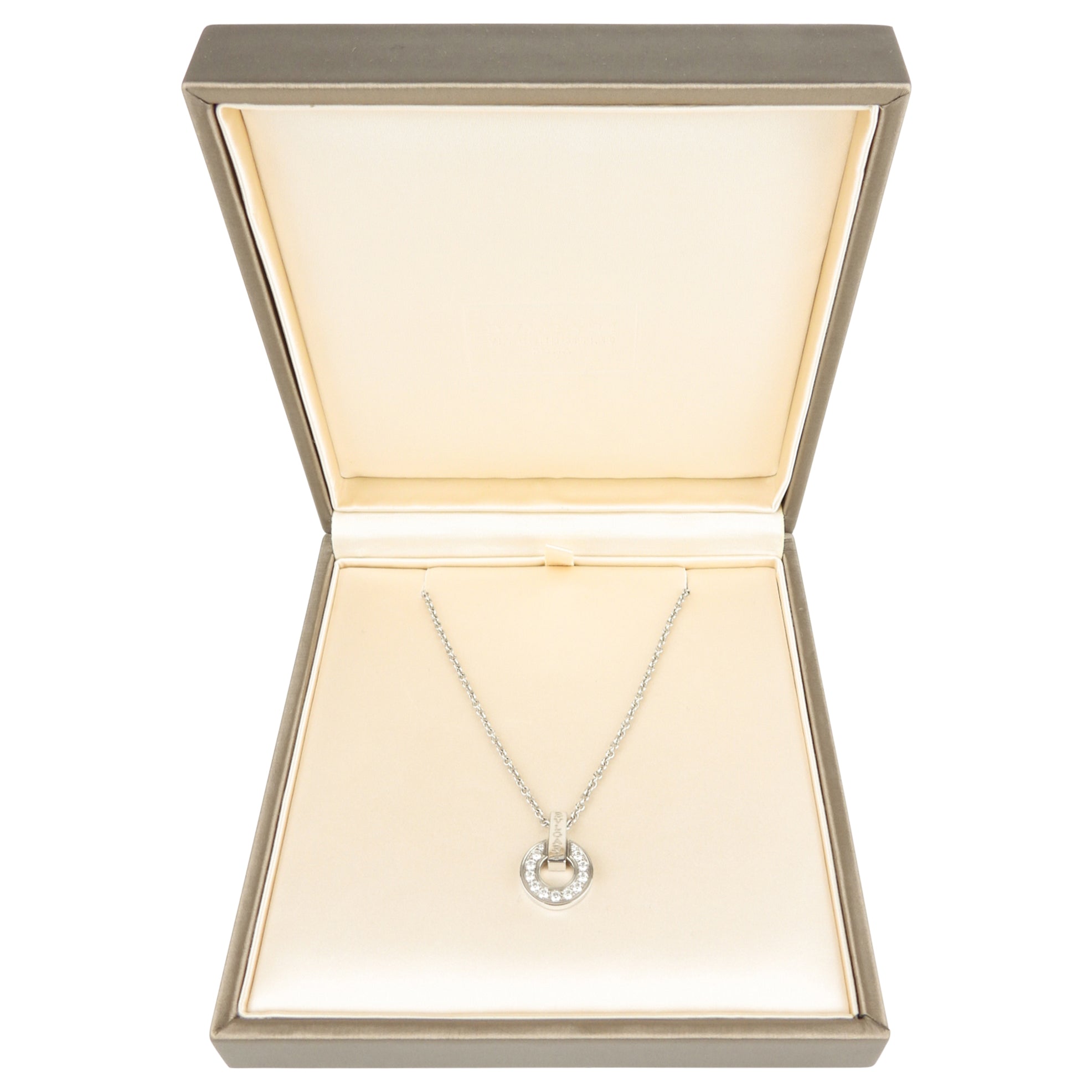 Bvlgari 18k White Gold Diamond Bvlgari Bvlgari Necklace for Women - Luxury Jewelry Gift for Anniversary, Wedding & Special Occasions