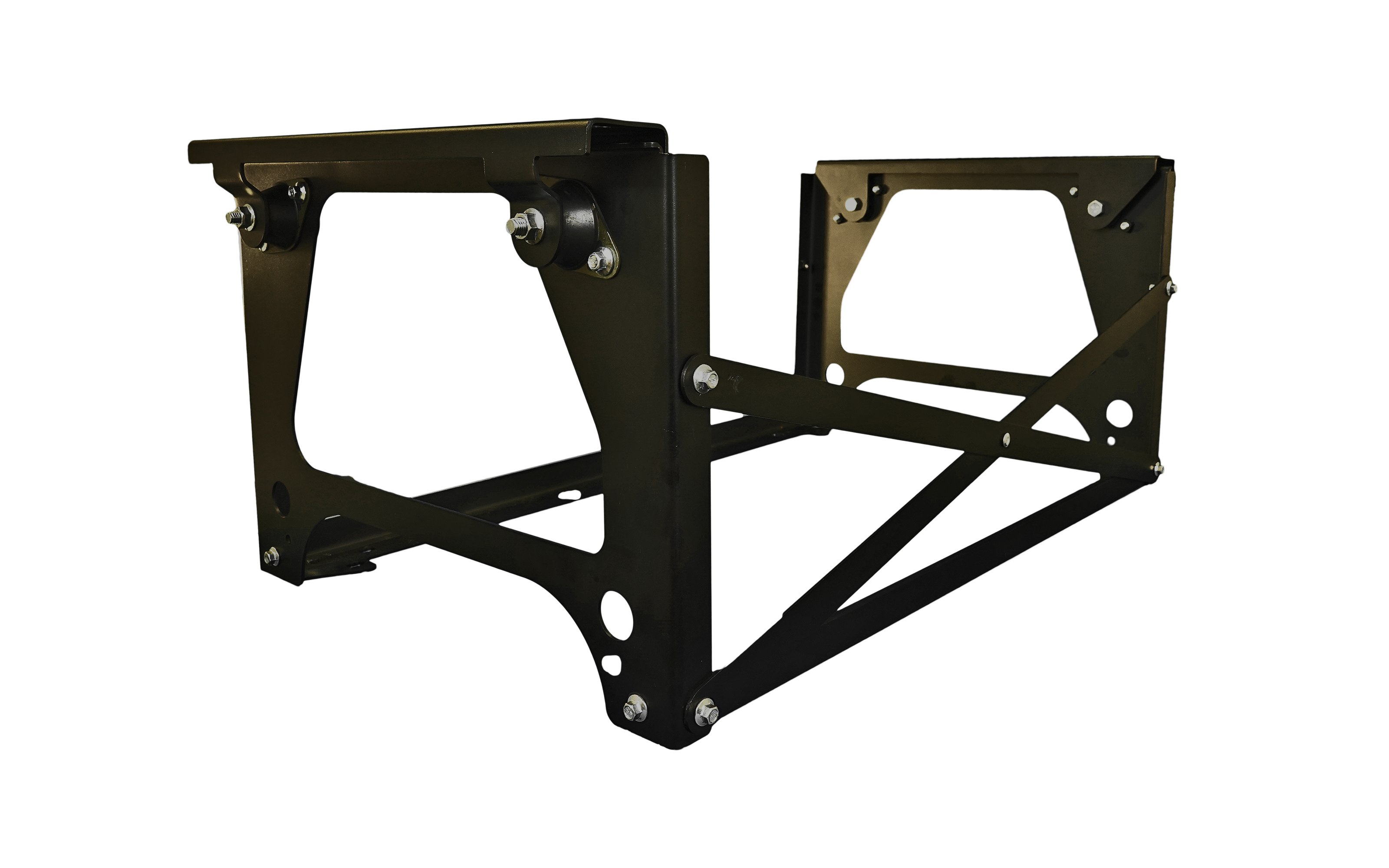 Sturdy Metal Mounting Rack for Flex Generators - Heavy Duty Wall Mount Bracket for Secure Generator Installation | Perfect for Home, Garage & RV Power Backup
