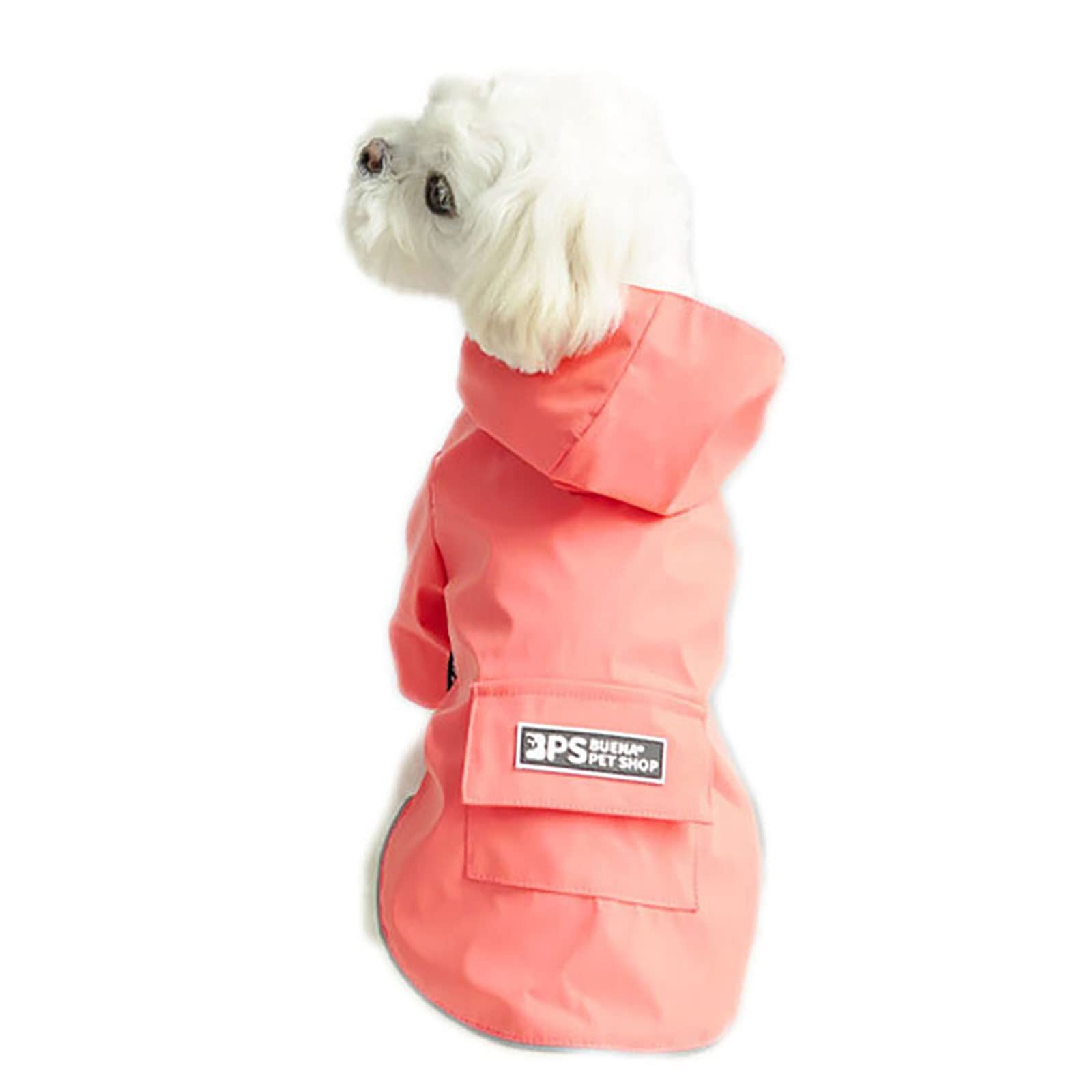 Waterproof Dog Raincoat - Lightweight Windproof Hooded Jacket with Reflective Strips for Small & Large Dogs | Outdoor Walking & Hiking Pet Rain Gear