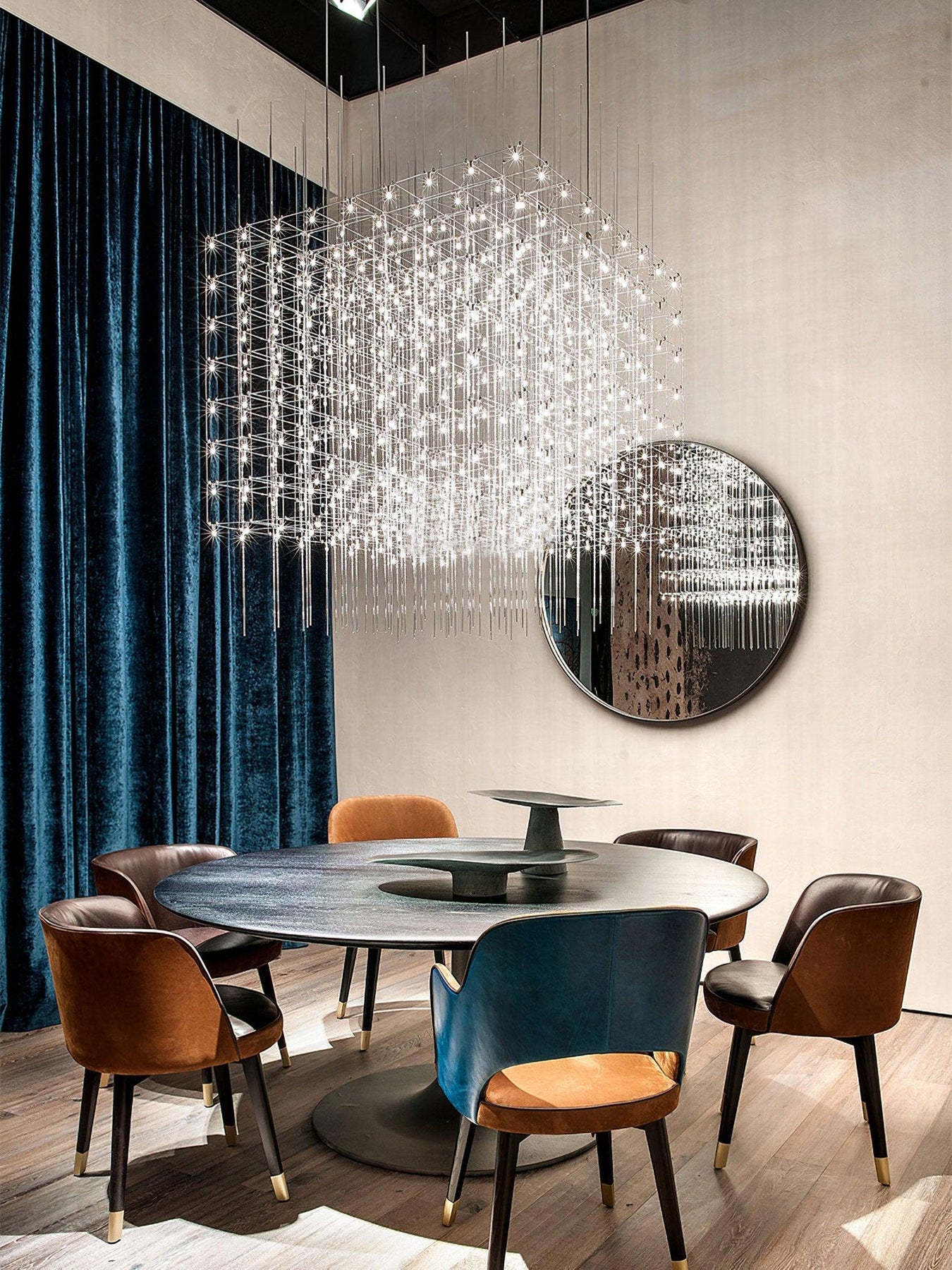 Cosmic Cube Pendant Light - Modern LED Hanging Lamp for Kitchen Island, Dining Room & Bedroom Decor | Dimmable Contemporary Lighting Fixture