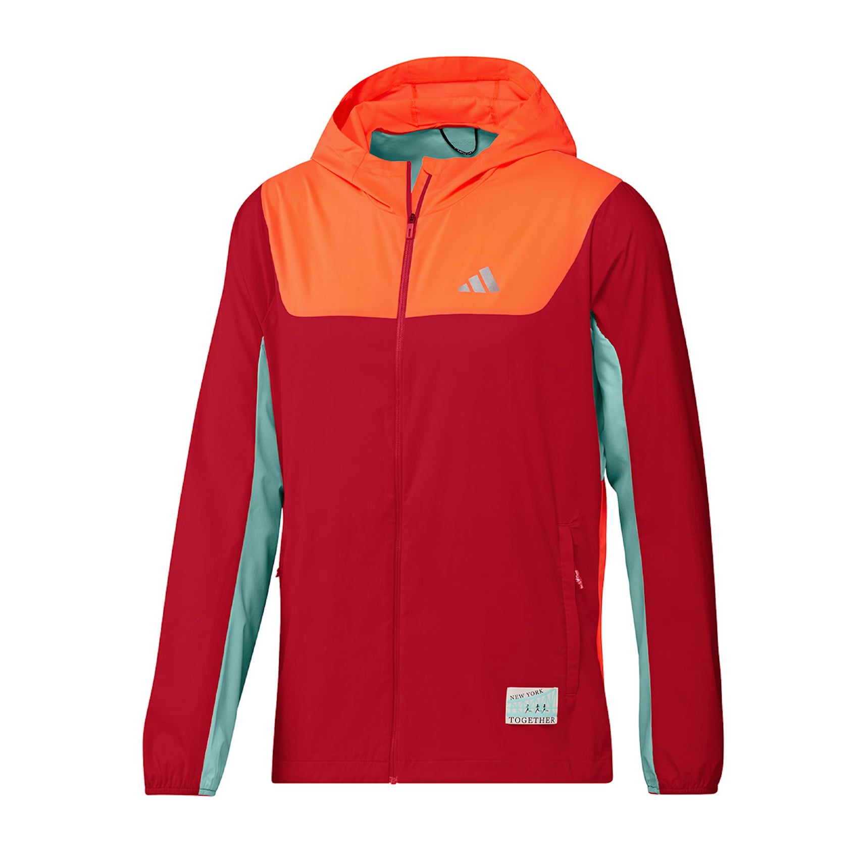 Men's Adidas New York City Running Jacket - Lightweight Windbreaker for Jogging & Outdoor Sports - Perfect for Marathon Training & Urban Streetwear