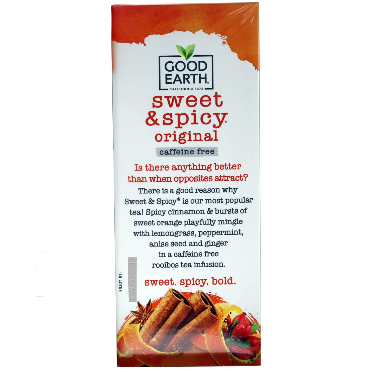 Good Earth Sweet & Spicy Original Herbal Tea - 9 Boxes (25 Tea Bags Each) | Caffeine-Free, Natural Ingredients | Perfect for Relaxation, Afternoon Break & Gift Giving