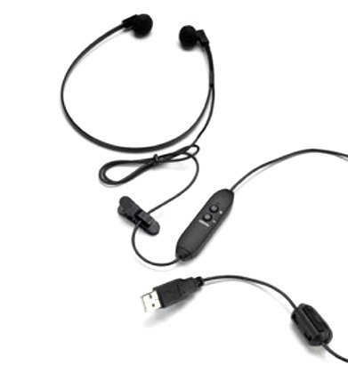 Premium Extended-Life EBS Headset with USB 2.0 Plug & Play - Noise Cancelling Computer Headset for Digital Transcription, Call Centers & Office Work