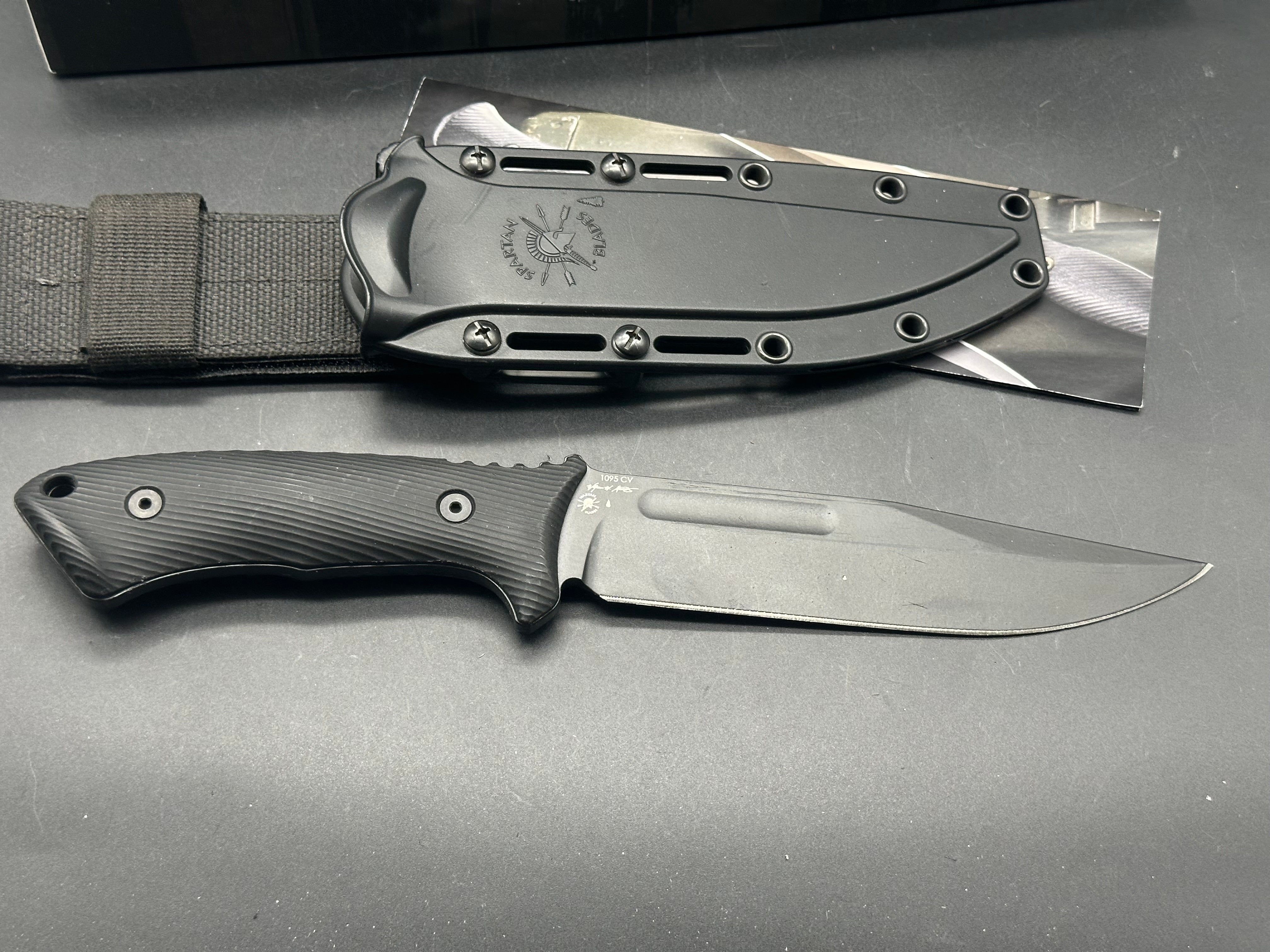 Spartan Blades Harsey Fighter Fixed Blade Knife - 6.1