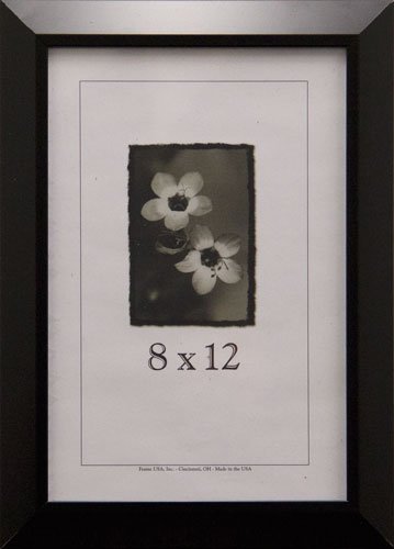 Frame USA Budget Saver Series 8x12 Polystyrene Poster Frames - Black - Lightweight & Durable Wall Decor for Home, Office, or Classroom Display