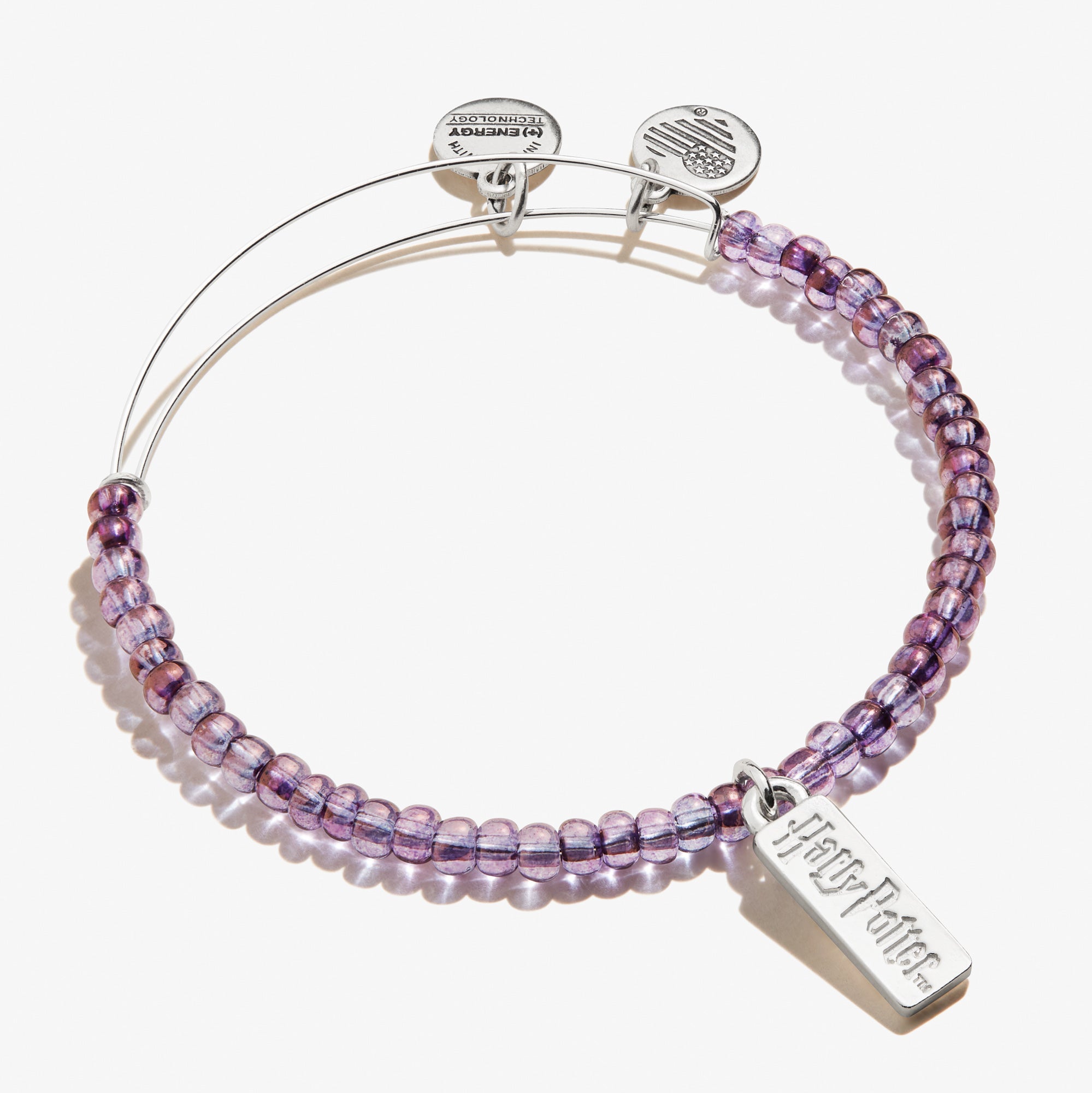 Harry Potter™ Light-Up Beaded Charm Bracelet - Purple - Magical Wizarding Jewelry for Cosplay, Halloween & Potterhead Gifts