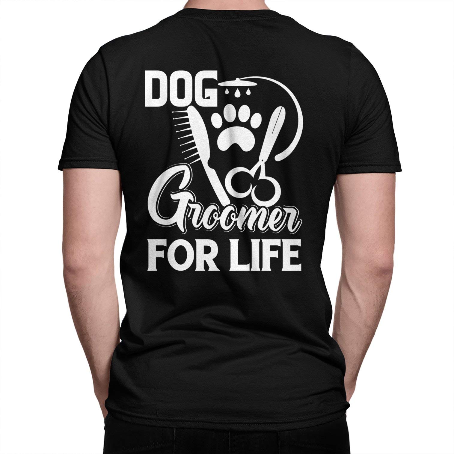 Dog Groomer T-Shirt for Men & Women - Comfortable Pet Grooming Apparel for Professional Dog Groomers - Perfect for Work, Vet Clinics and Animal Care Professionals