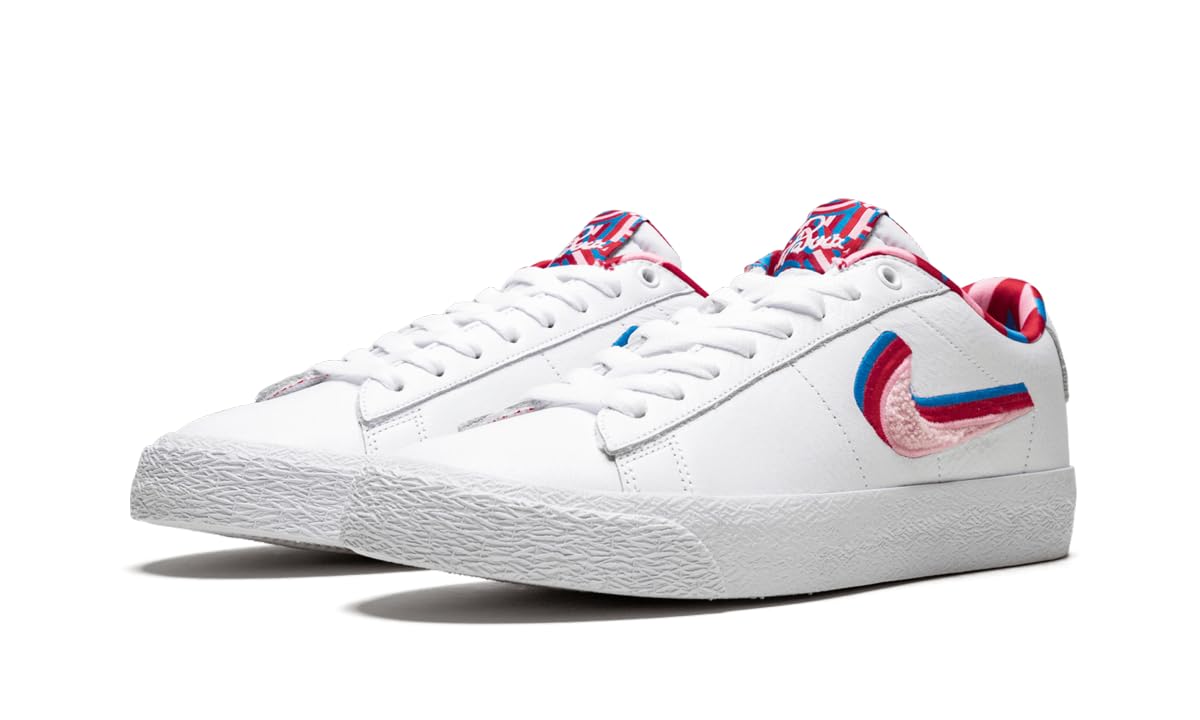 Nike SB Blazer Low GT Sneakers - White/Pink Rise & Gym Red Colorway | Skateboarding, Casual Wear & Street Style Fashion